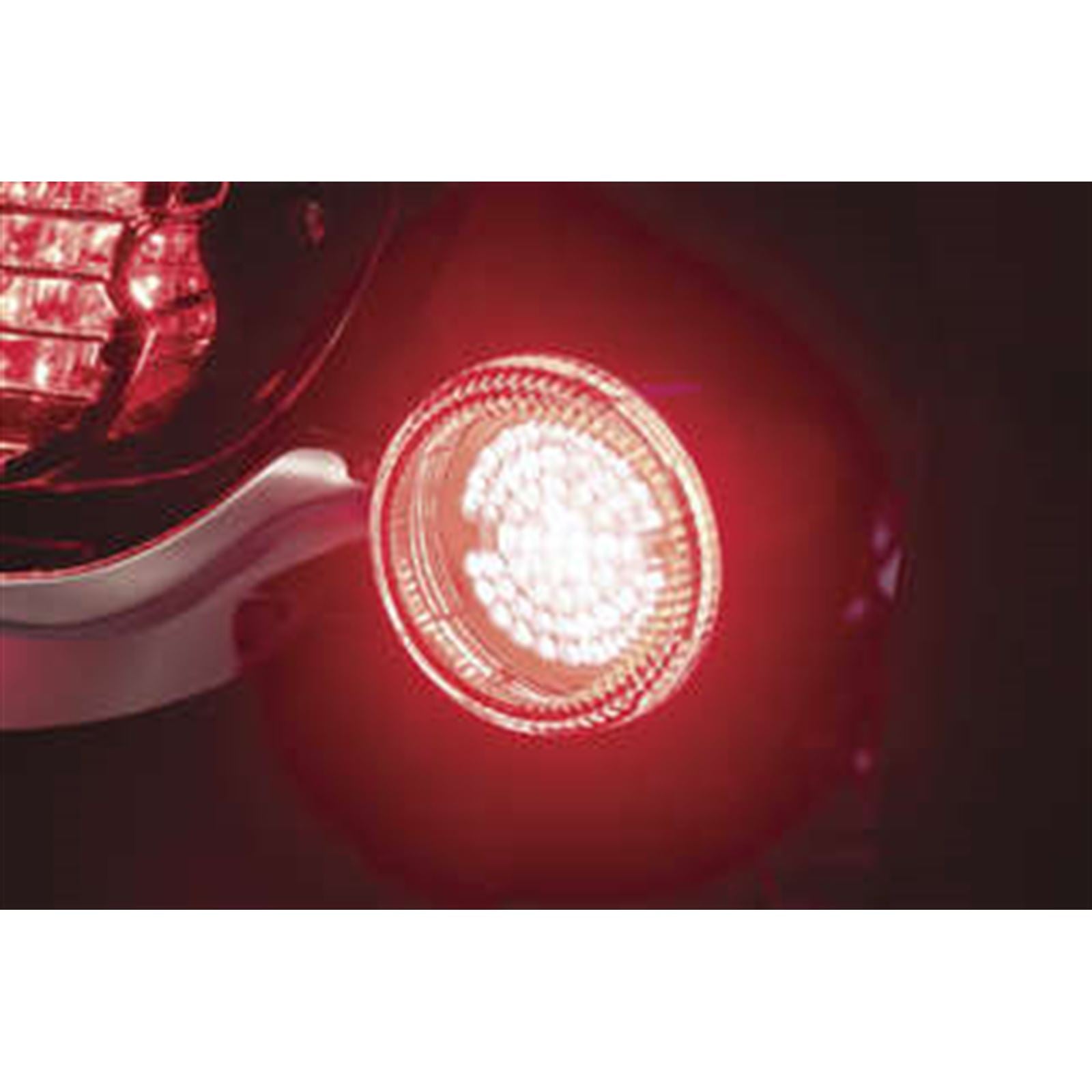 Kuryakyn LuminEZ LED Rear Turn Signal Inserts for Harley-Davidson Rear, 1156, Red 2939_993298