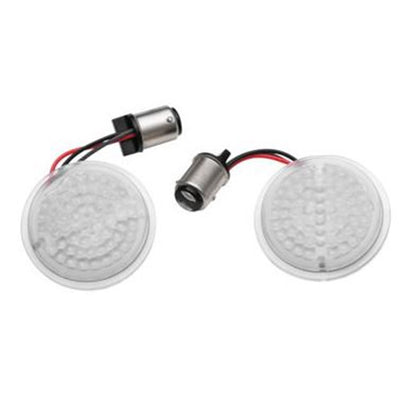 Kuryakyn LuminEZ LED Front Turn Signal Inserts for HD Front, 1157, Amber 2934_708710