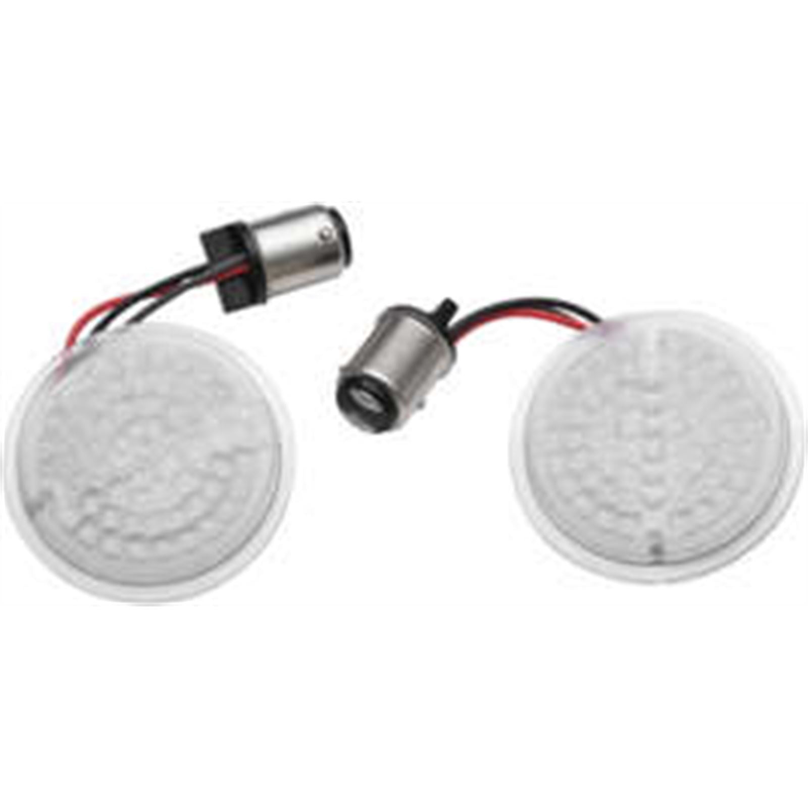 Kuryakyn LuminEZ LED Front Turn Signal Inserts for HD Front, 1157, Amber OPEN-BOX [MPN: 2934]_1650494