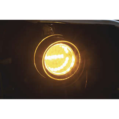Kuryakyn LuminEZ LED Front Turn Signal Inserts for HD Front, 1157, Amber OPEN-BOX [MPN: 2934]_1650496