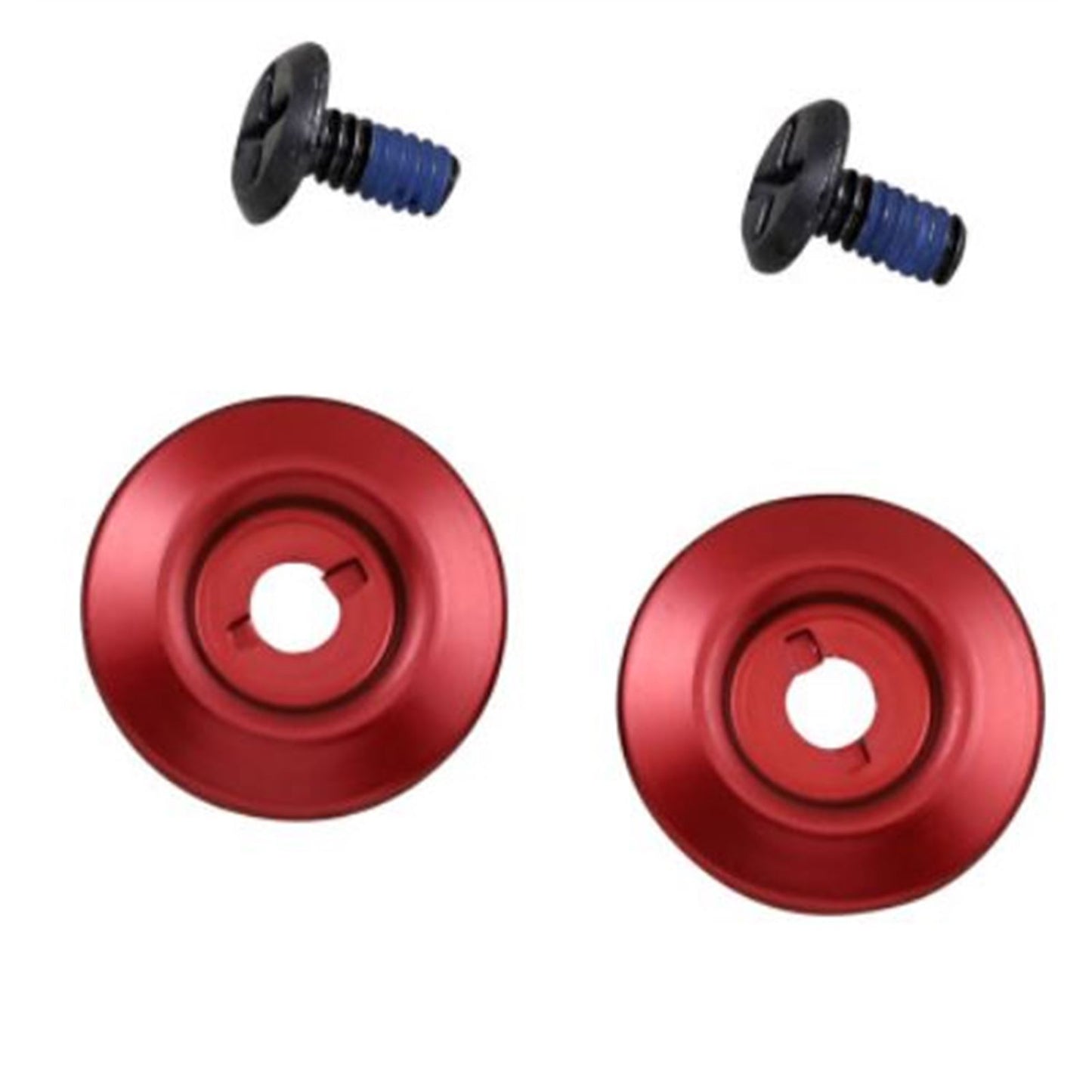 Biltwell Inc. Gen 2 Hardware Kit - Black Screw - Red Baseplate 0034-150-64_677531