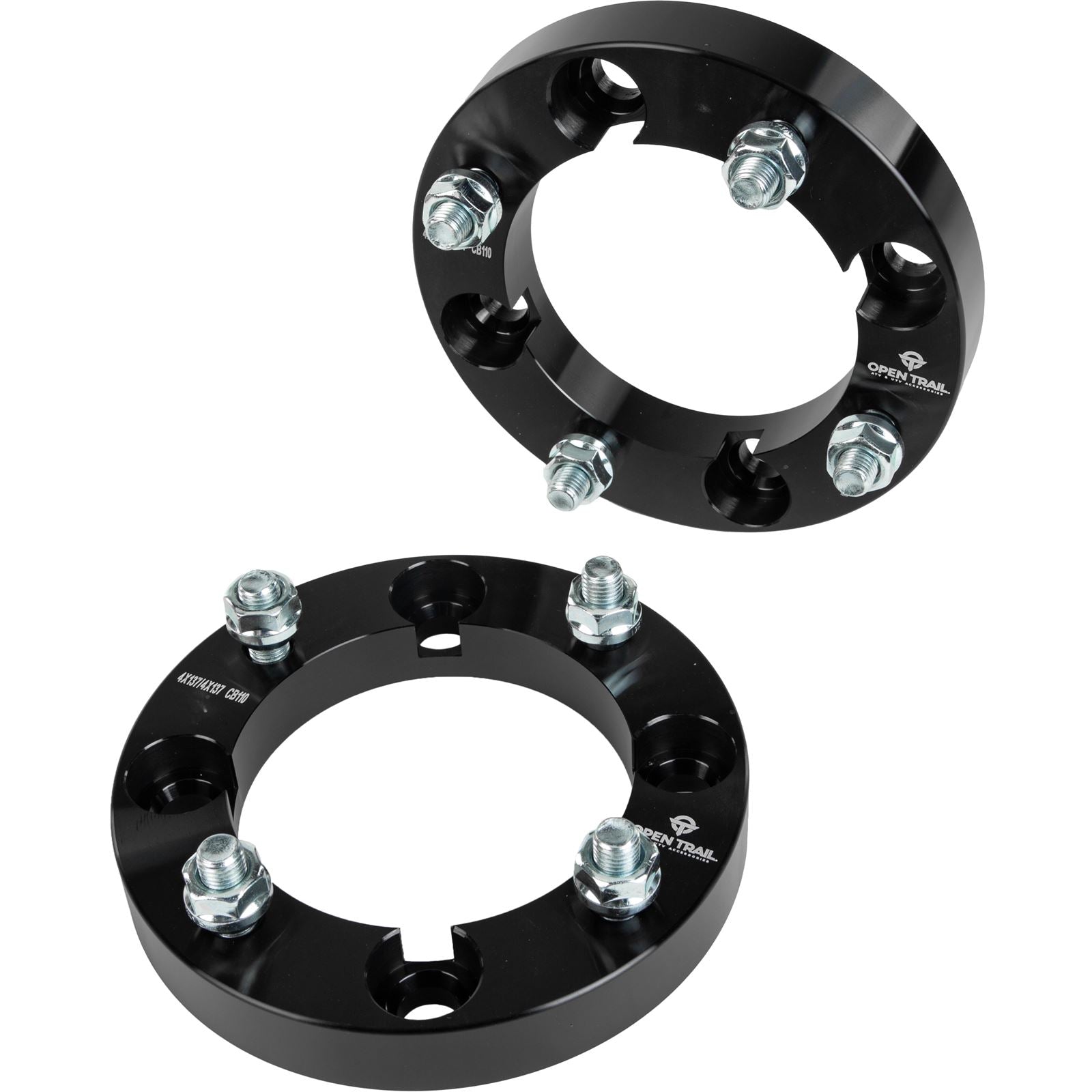 Open Trail Wheel Spacer 1" 4/137 Stud: 12mm X 1.5mm AC-06652-5BK_1090137