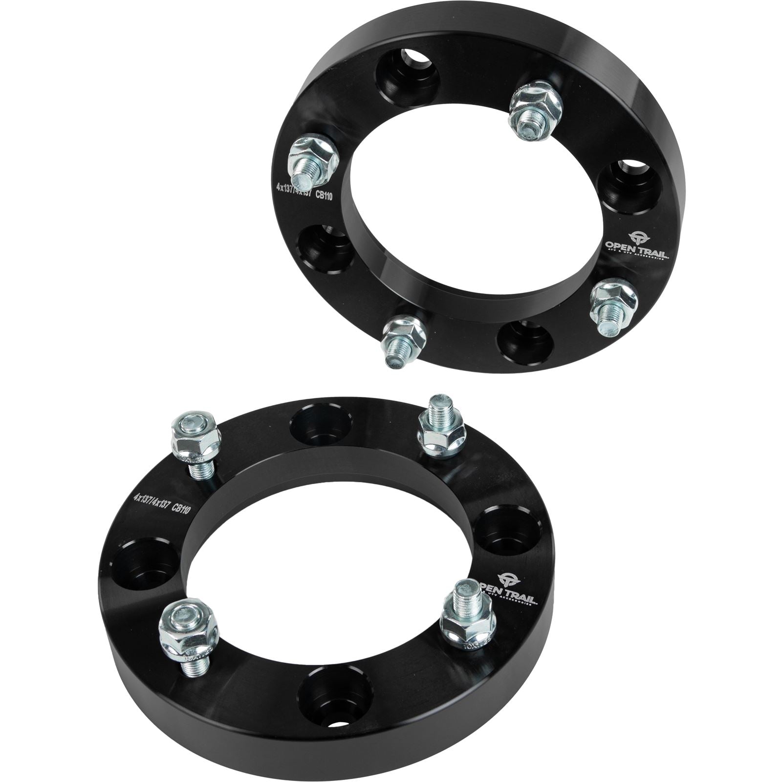 Open Trail Wheel Spacer 1" 4/137 Stud: 10mm X 1.25mm AC-06652BK_1103388