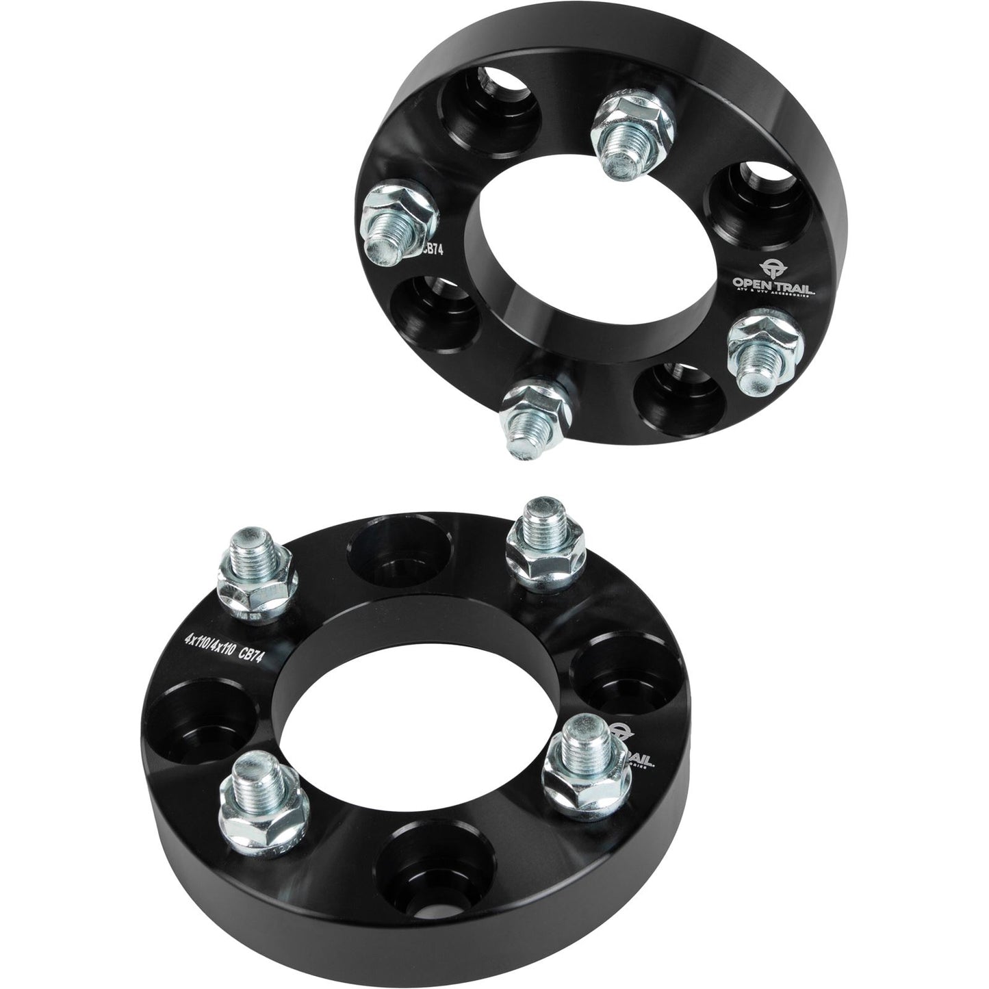 Open Trail Wheel Spacer 1" 4/110 Stud: 12mm X 1.5mm AC-06650-4BK_1090142