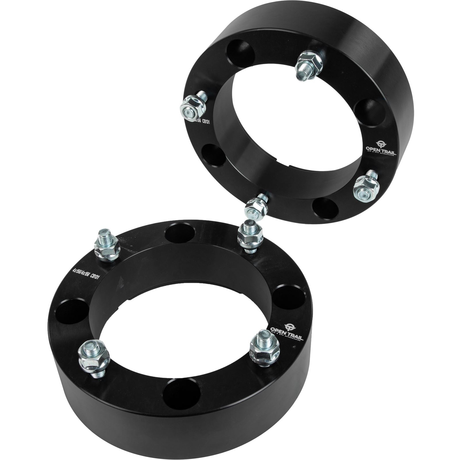 Open Trail Wheel Spacer 2" 4/156 Stud: 10mmX 1.25mm AC-06661-1BK_1090147