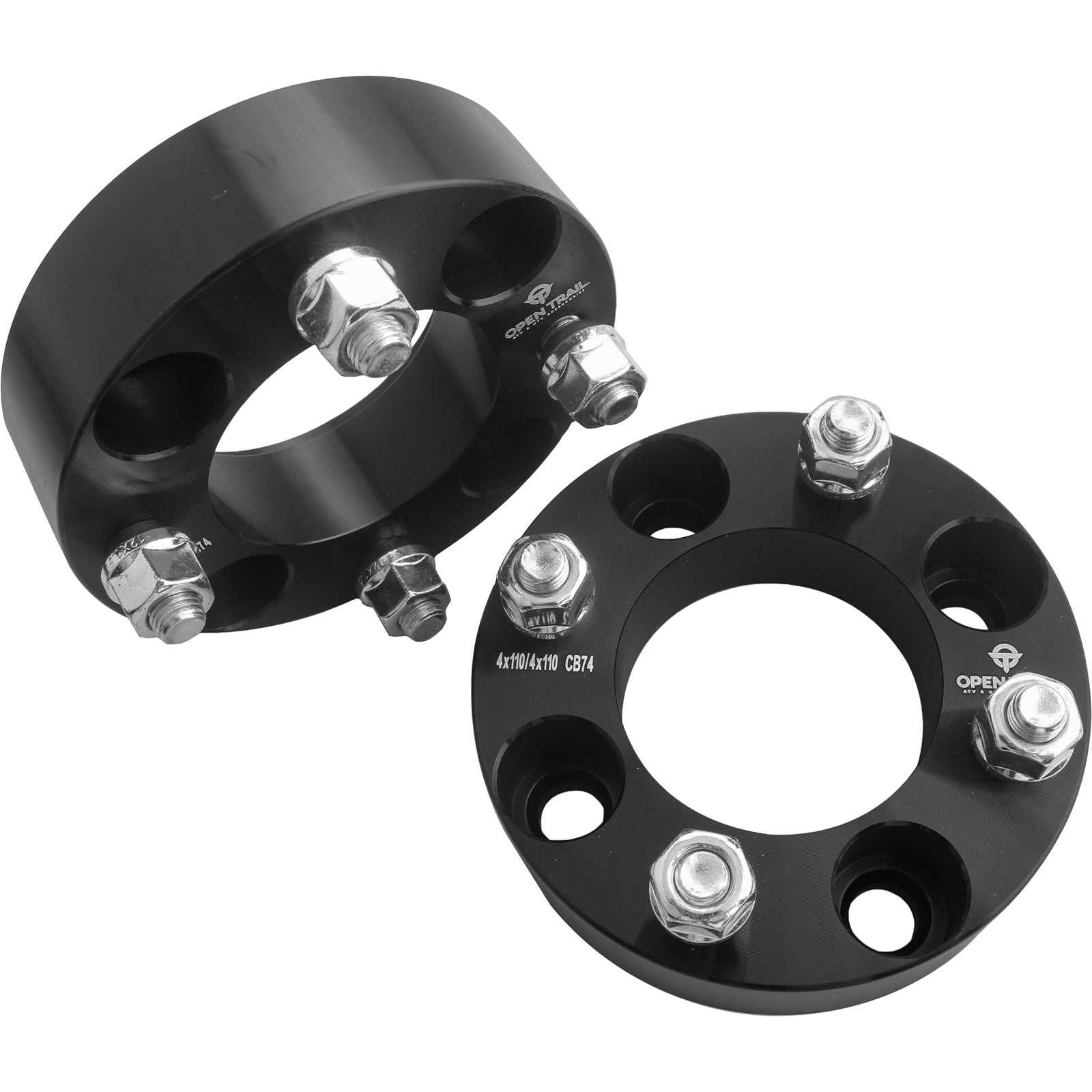 Open Trail Wheel Spacer 2" 4/110 Stud: 12mm X 1.5mm [MPN: AC-06658-4BK]_1090151