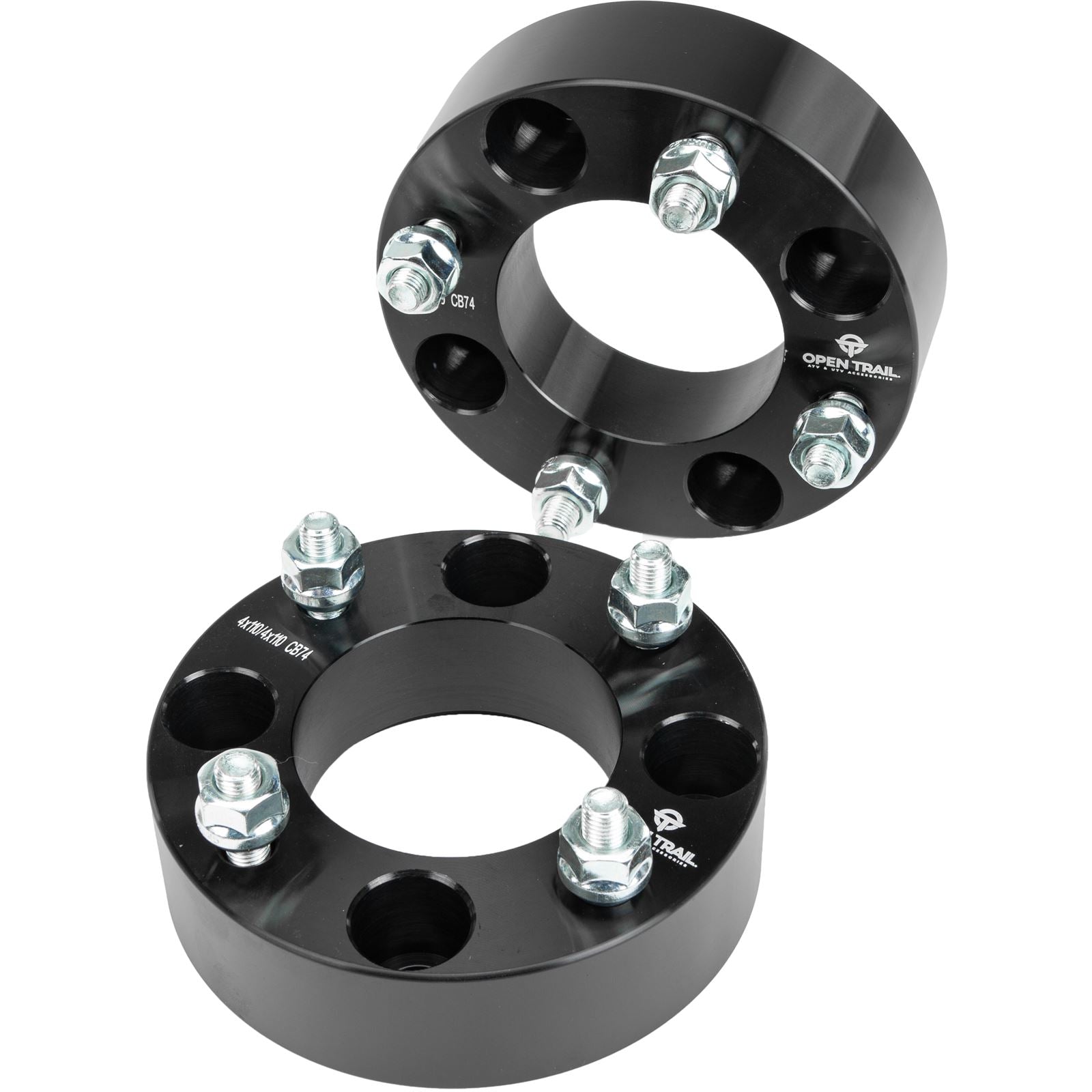 Open Trail Wheel Spacer 1.5" 4/110 Stud: 10mm X 1.25mm AC-06654BK_1103386