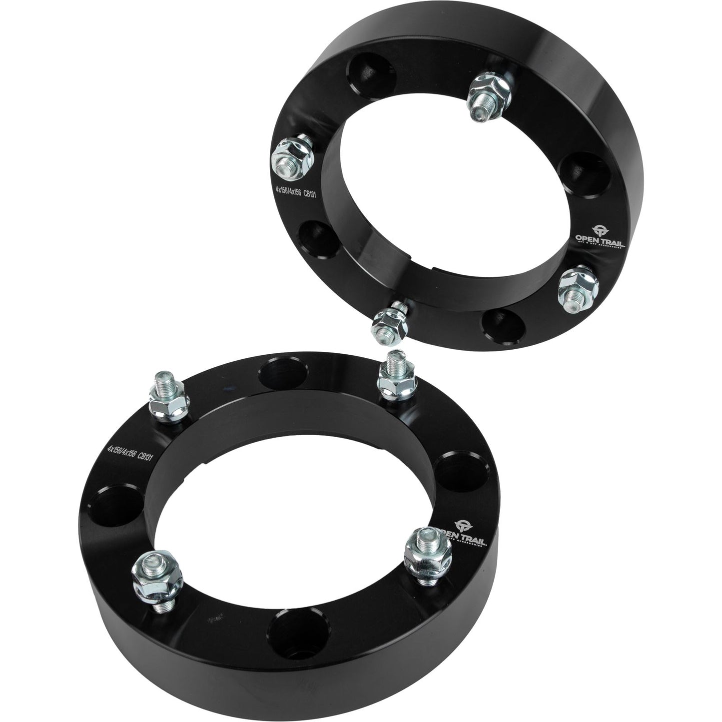 Open Trail Wheel Spacer 1.5" 4/156 Stud: 3/8" X 24 AC-06657BK_1090154