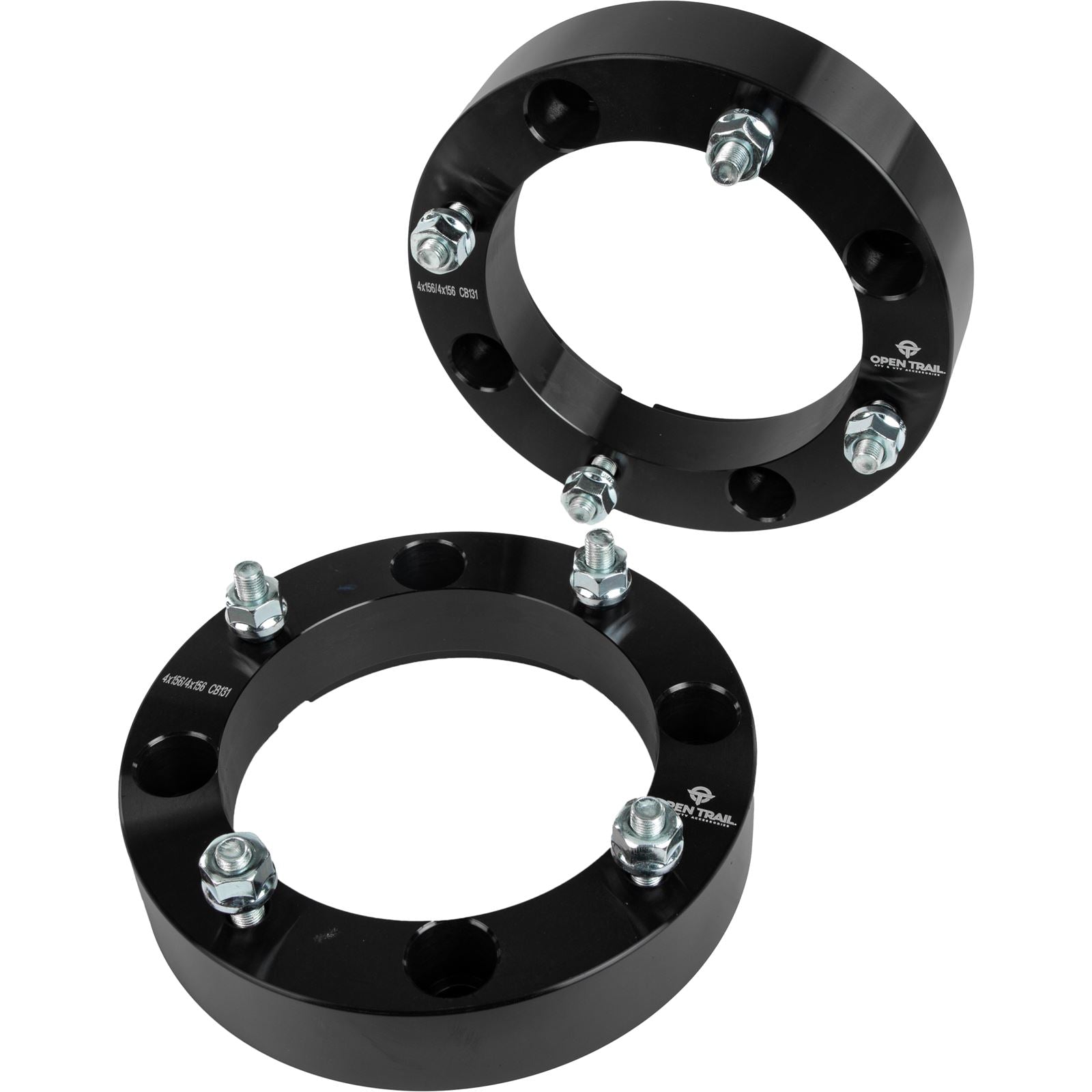 Open Trail Wheel Spacer 1.5" 4/156 Stud: 3/8" X 24 AC-06657BK_1090154