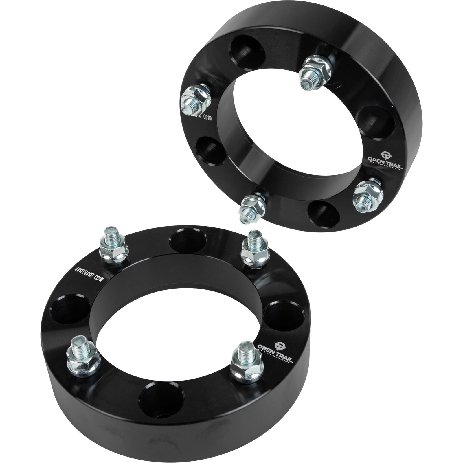 Open Trail Wheel Spacer 1.5" 4/137 Stud: 10mm X 1.25mm [MPN: AC-06656BK]_1102803