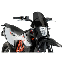 Puig Naked New Generation Windscreen - Sport - Dark Smoke for Gas Gas/ Husqvarna/ KTM 3586F_860627