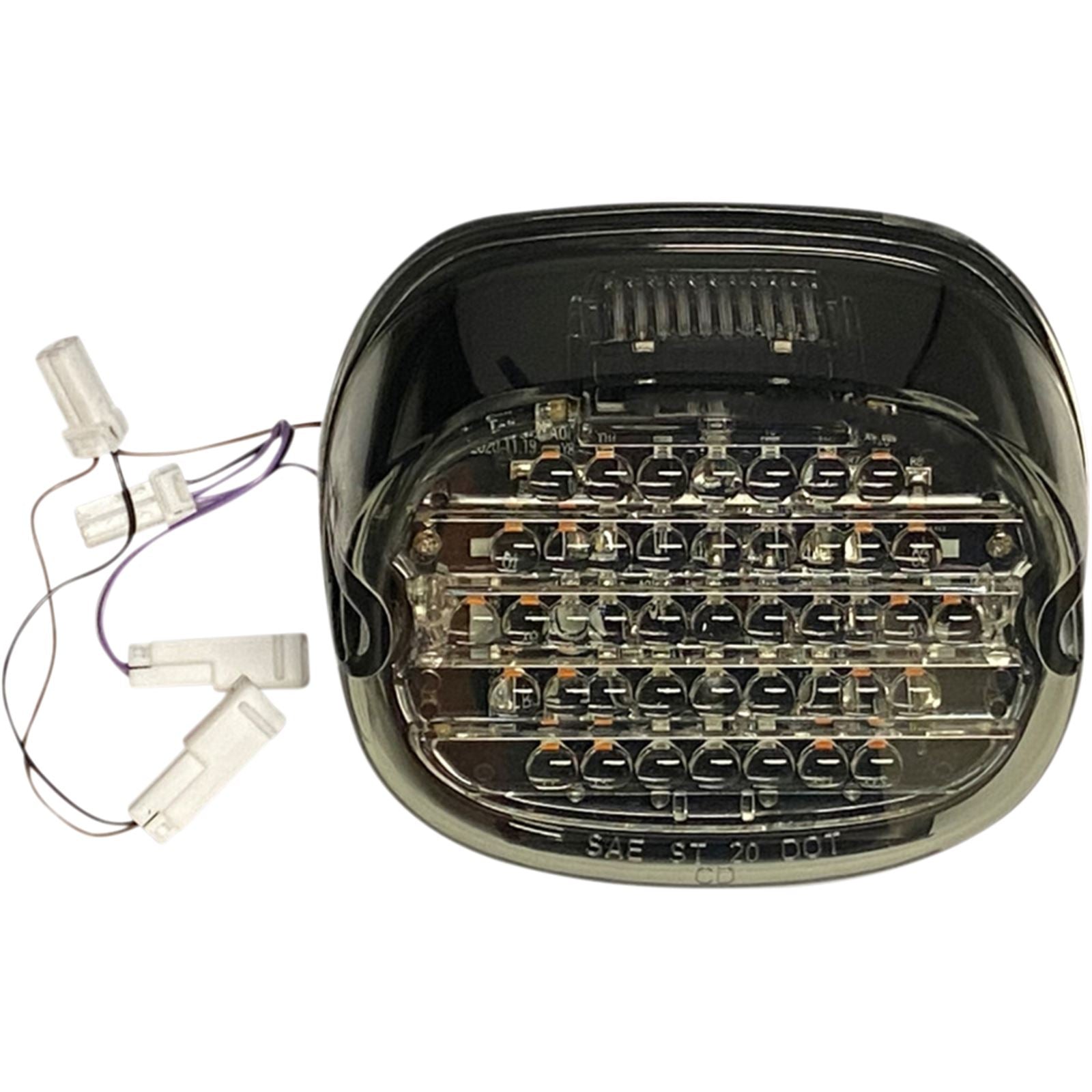 Custom Dynamics Taillight w/ Integrated Turn Signal - Top Window - Smoked Lens CD-INT-TL-W-S_1052394