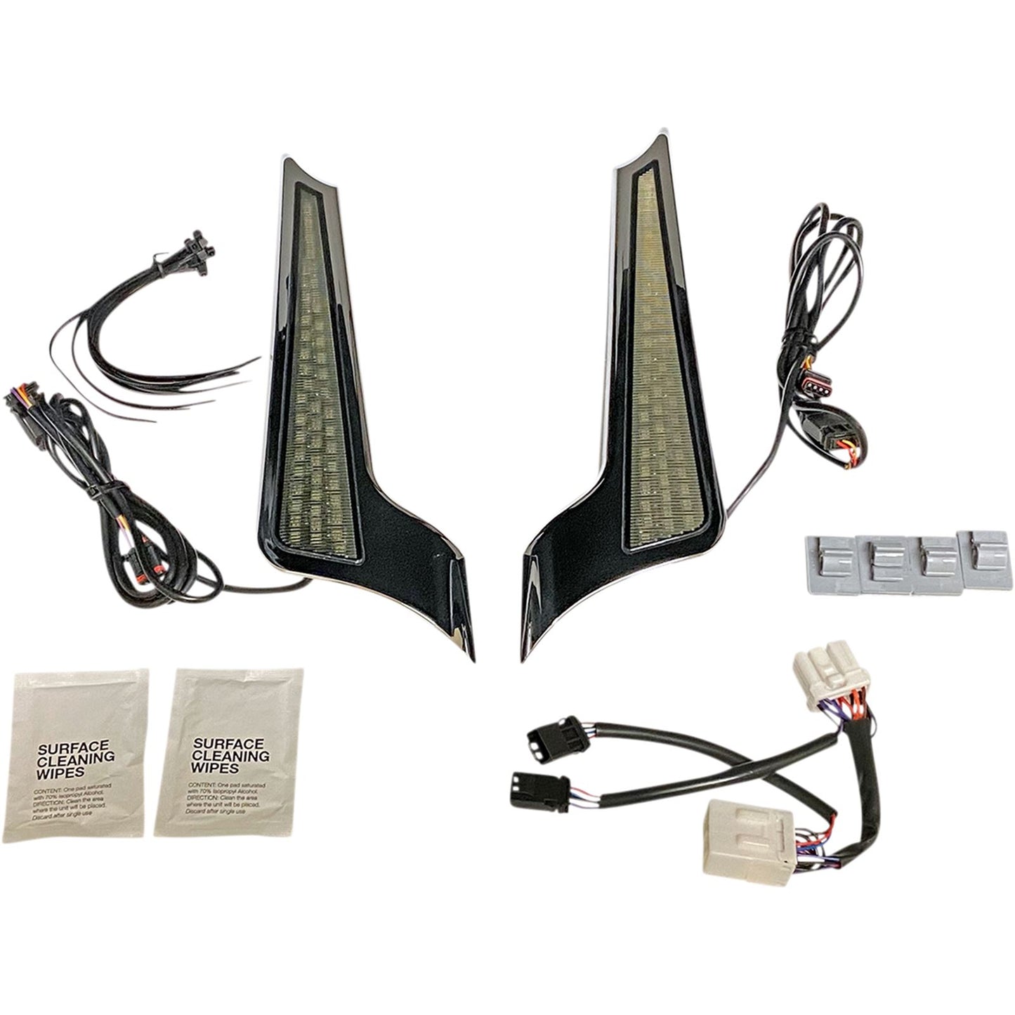 Custom Dynamics Panel Lights - Chrome - Smoke Lens FASCIADC-HDC_1052378