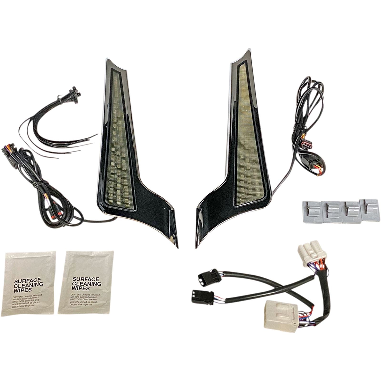 Custom Dynamics Panel Lights - Chrome - Smoke Lens FASCIADC-HDC_1052378