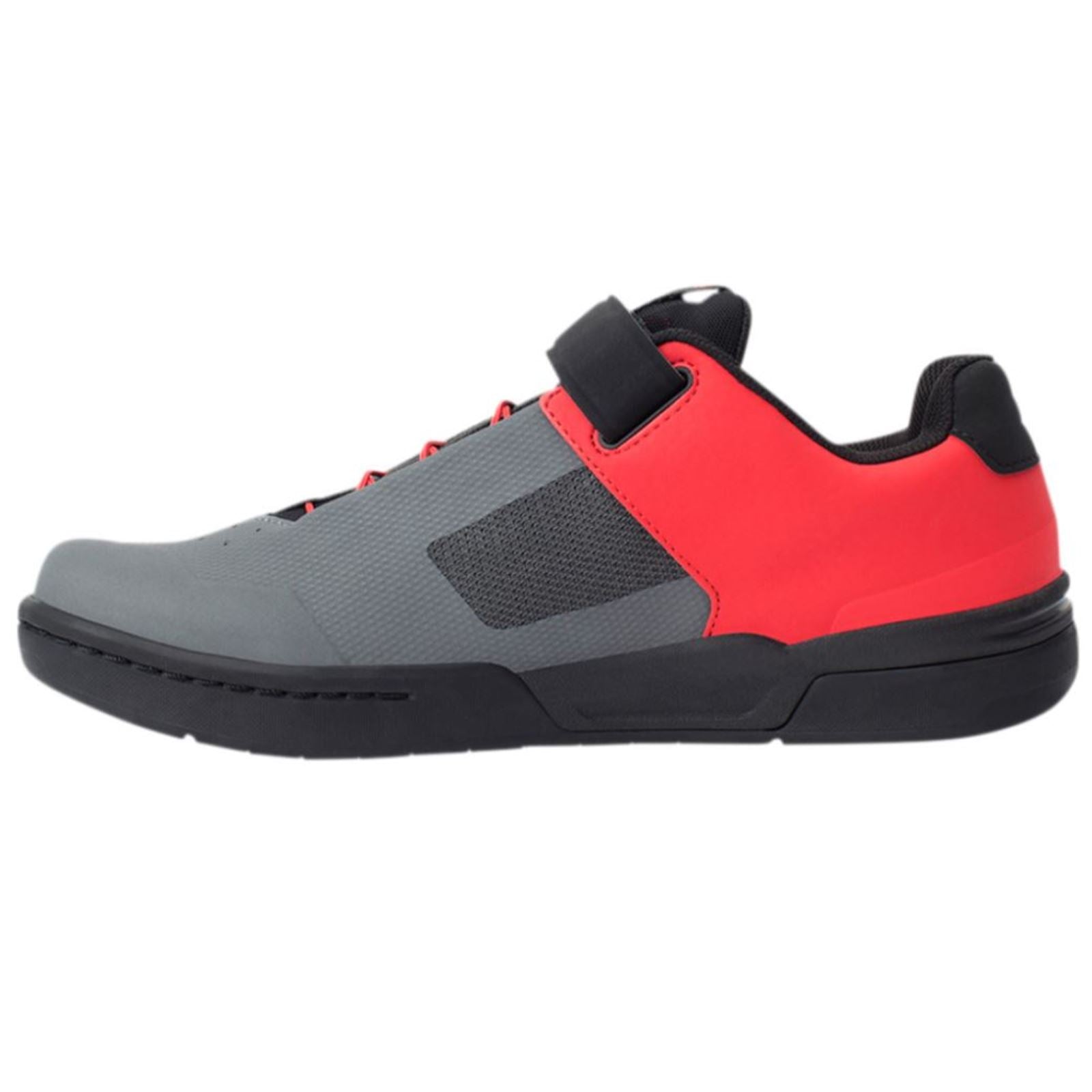 Crankbrothers Stamp Speedlace Shoes - Gray/Red - US 12.5 OPEN BOX [MPN: STS07030A-12.5]_1852521