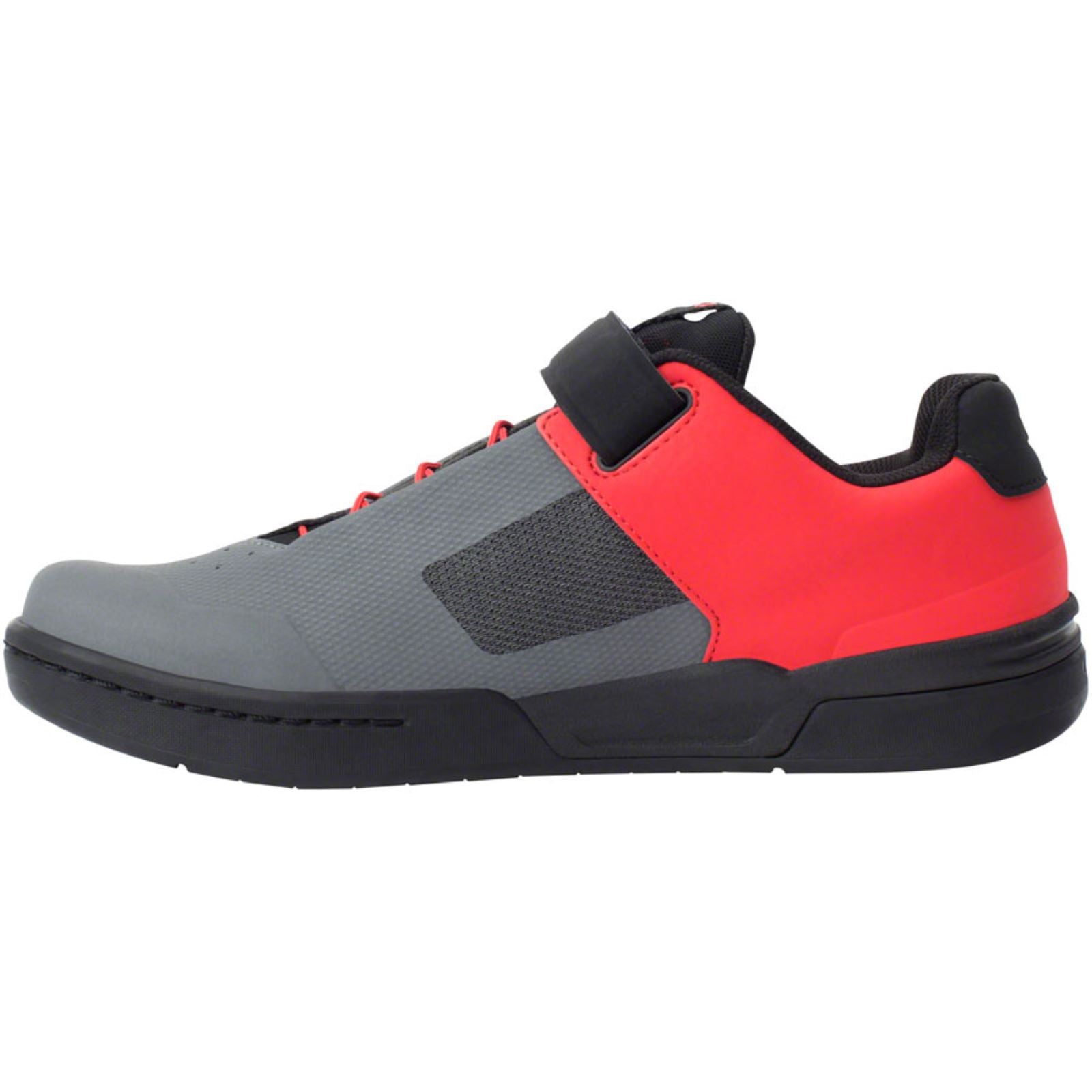 Crankbrothers Stamp Speedlace Shoes - Gray/Red - US 12.5 OPEN BOX [MPN: STS07030A-12.5]_1852526