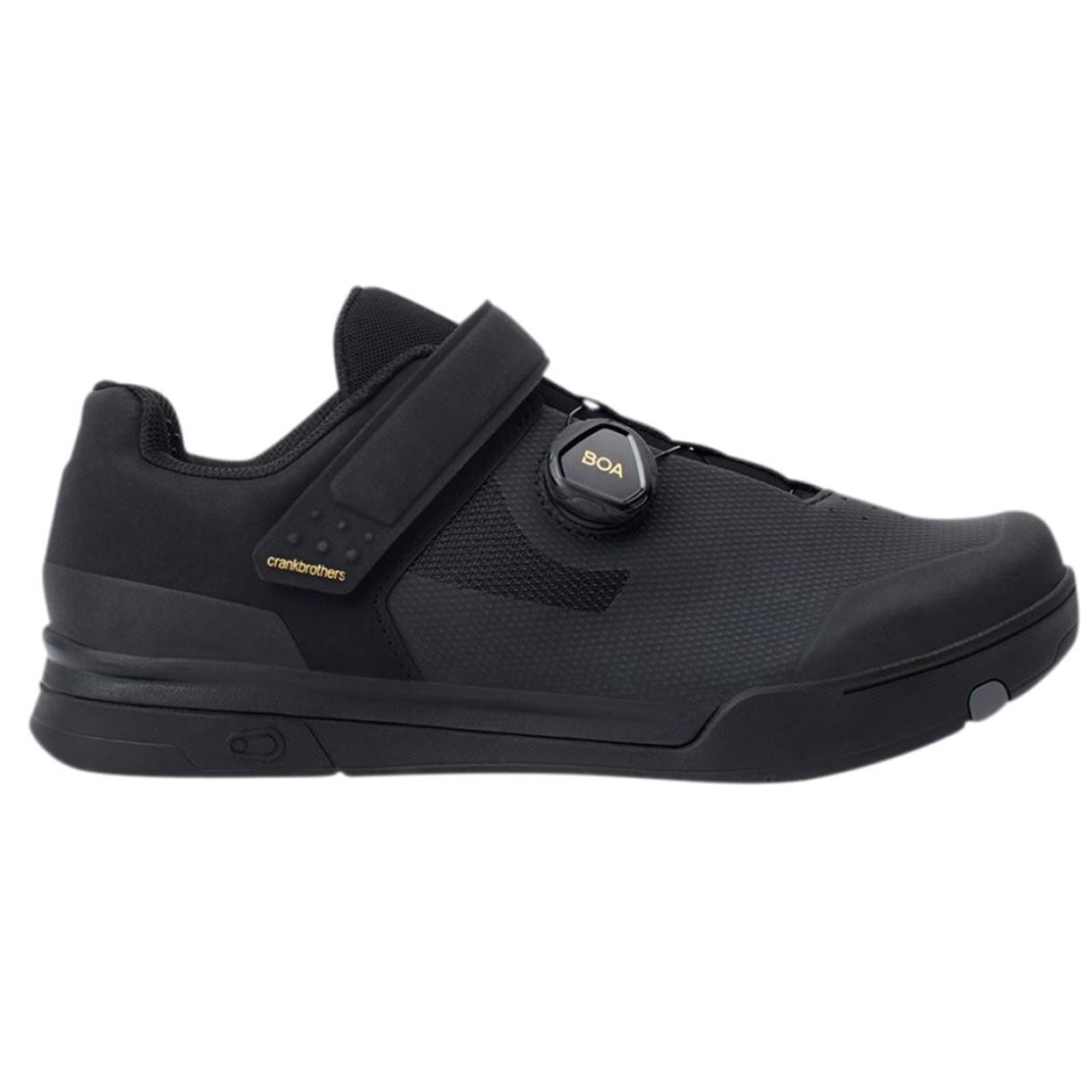 Crankbrothers Mallet BOA® Shoes - Black/Gold - US 12.5 OPEN BOX [MPN: MA801080A-12.5]_2725598