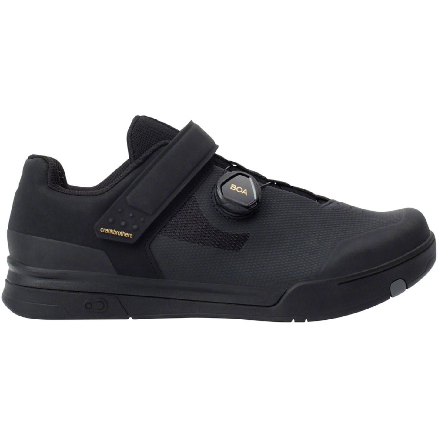 Crankbrothers Mallet BOA® Shoes - Black/Gold - US 12.5 OPEN BOX [MPN: MA801080A-12.5]_2725604