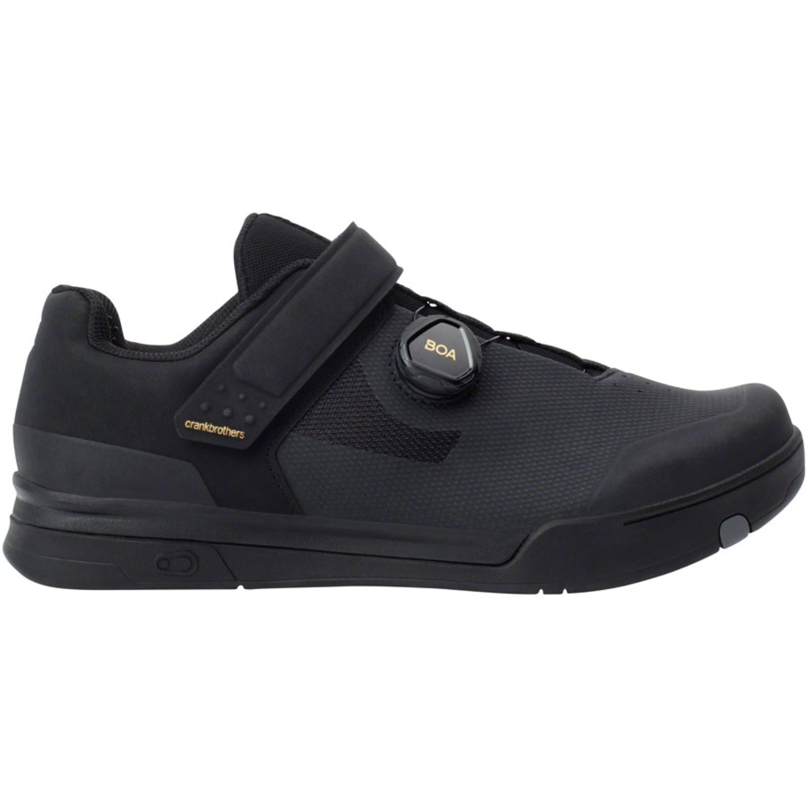 Crankbrothers Mallet BOA® Shoes - Black/Gold - US 12.5 OPEN BOX [MPN: MA801080A-12.5]_2725604