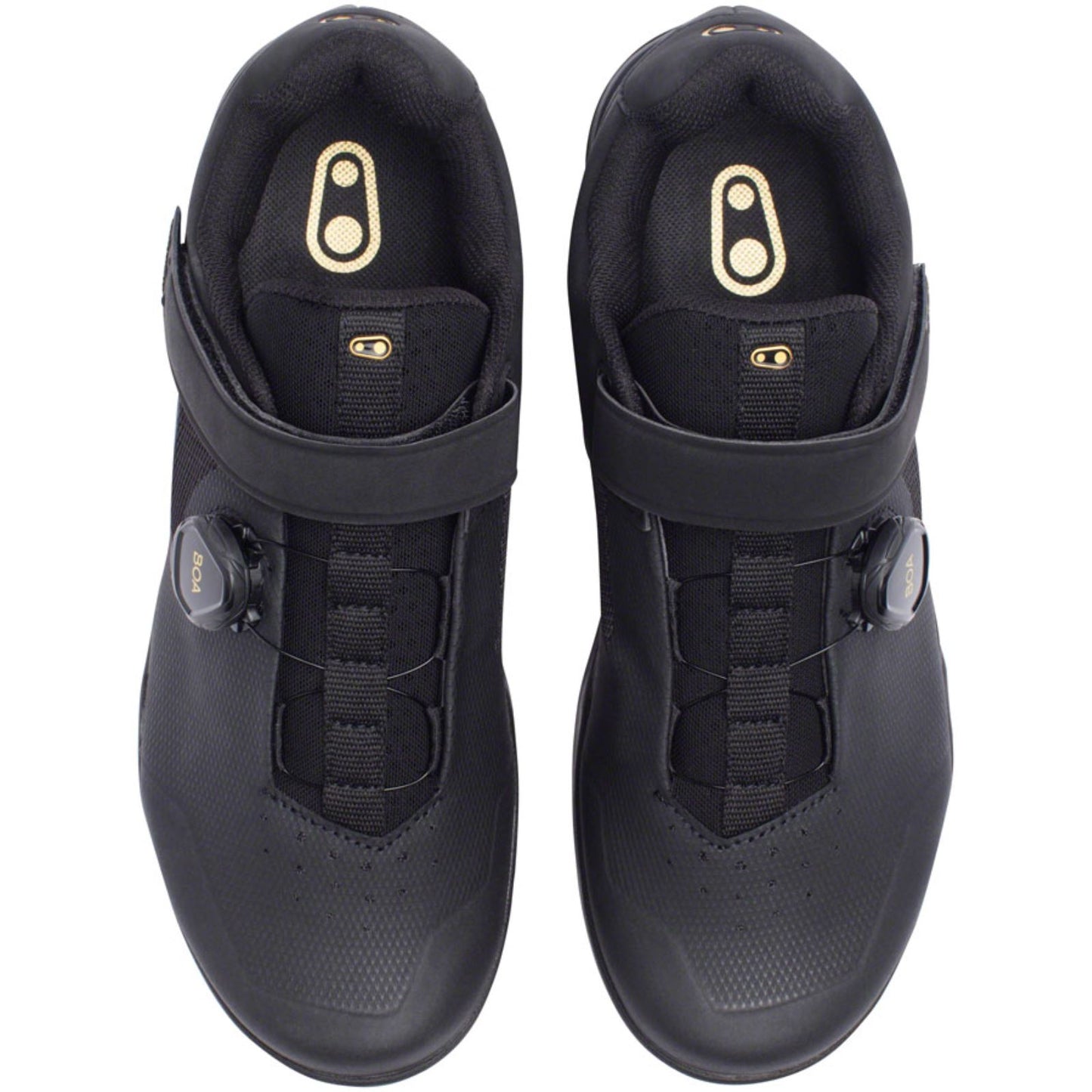 Crankbrothers Mallet BOA® Shoes - Black/Gold - US 12.5 OPEN BOX [MPN: MA801080A-12.5]_2725610