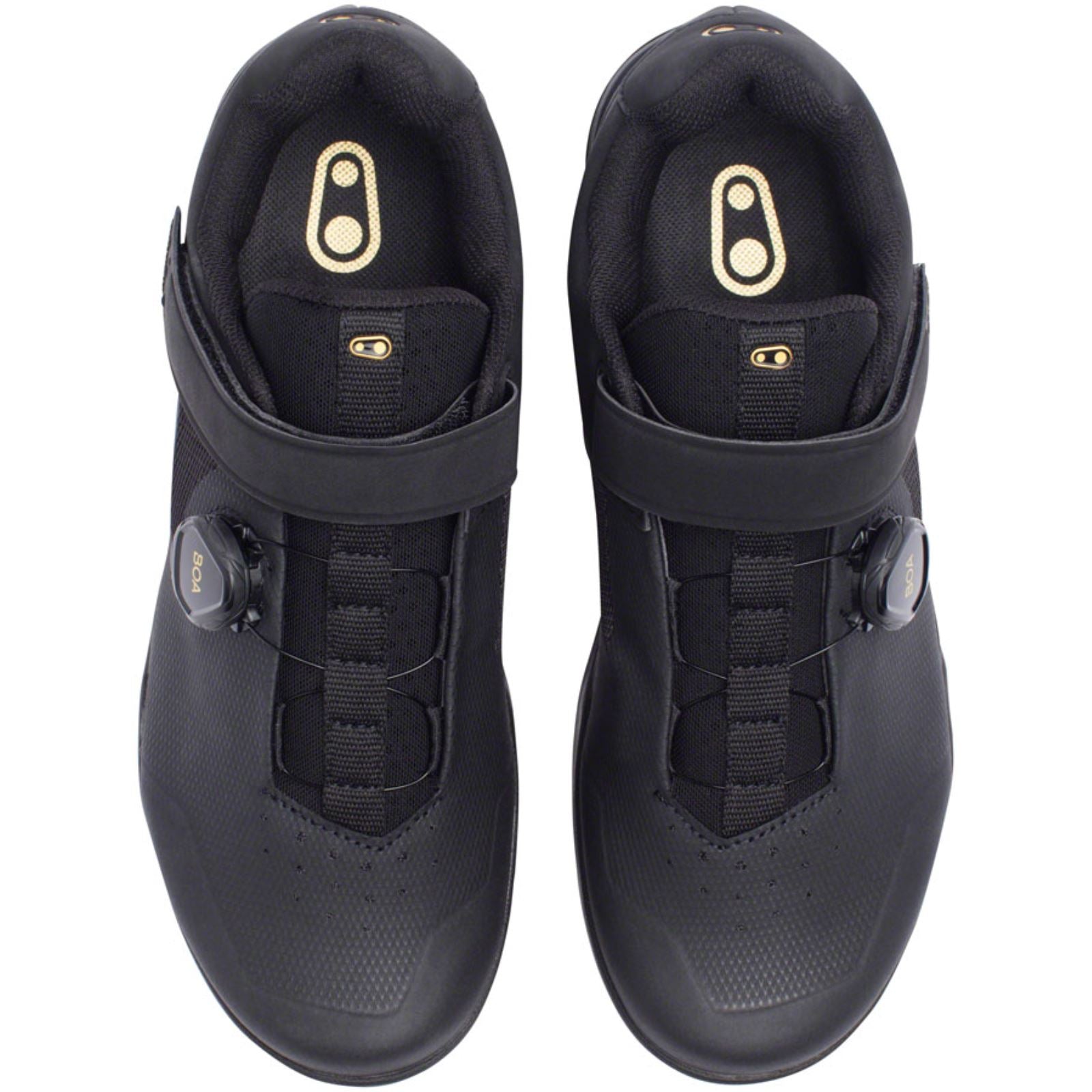 Crankbrothers Mallet BOA® Shoes - Black/Gold - US 12.5 OPEN BOX [MPN: MA801080A-12.5]_2725610