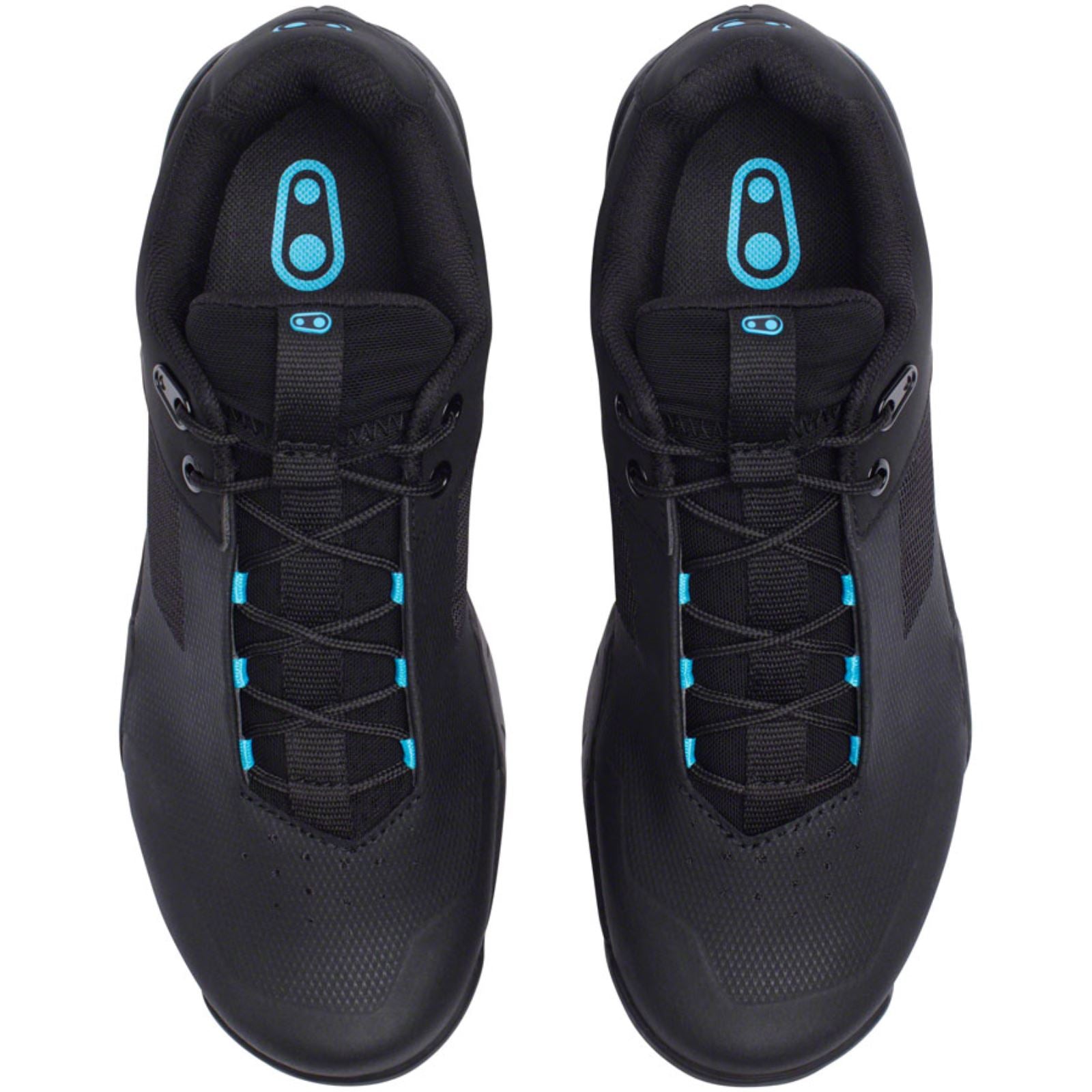 Crankbrothers Mallet E Lace Shoes - Black/Blue - US 11 OPEN BOX [MPN: MEL01043A-11.0]_2723033