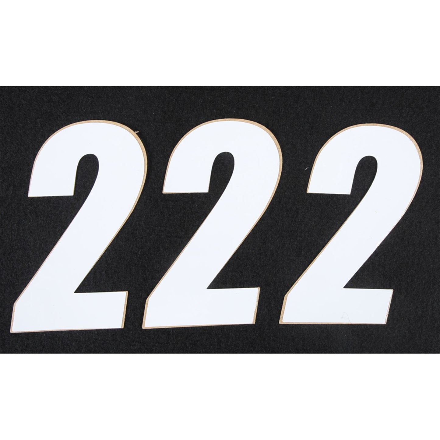 D'Cor Number 2 White 4" - 3/Pack [MPN: 45-14-2]_194249