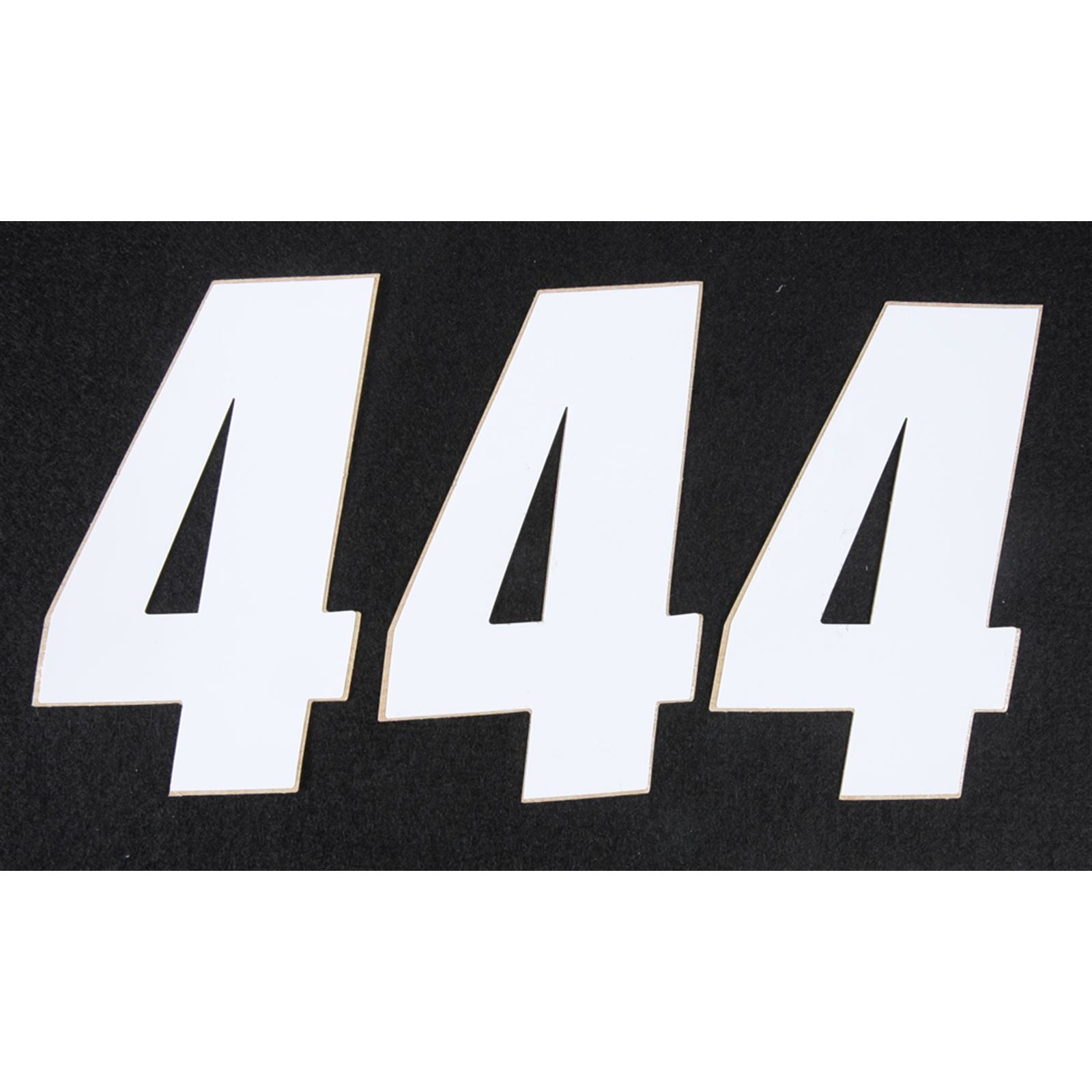 D'Cor Number 4 White 4" - 3/Pack [MPN: 45-14-4]_194251