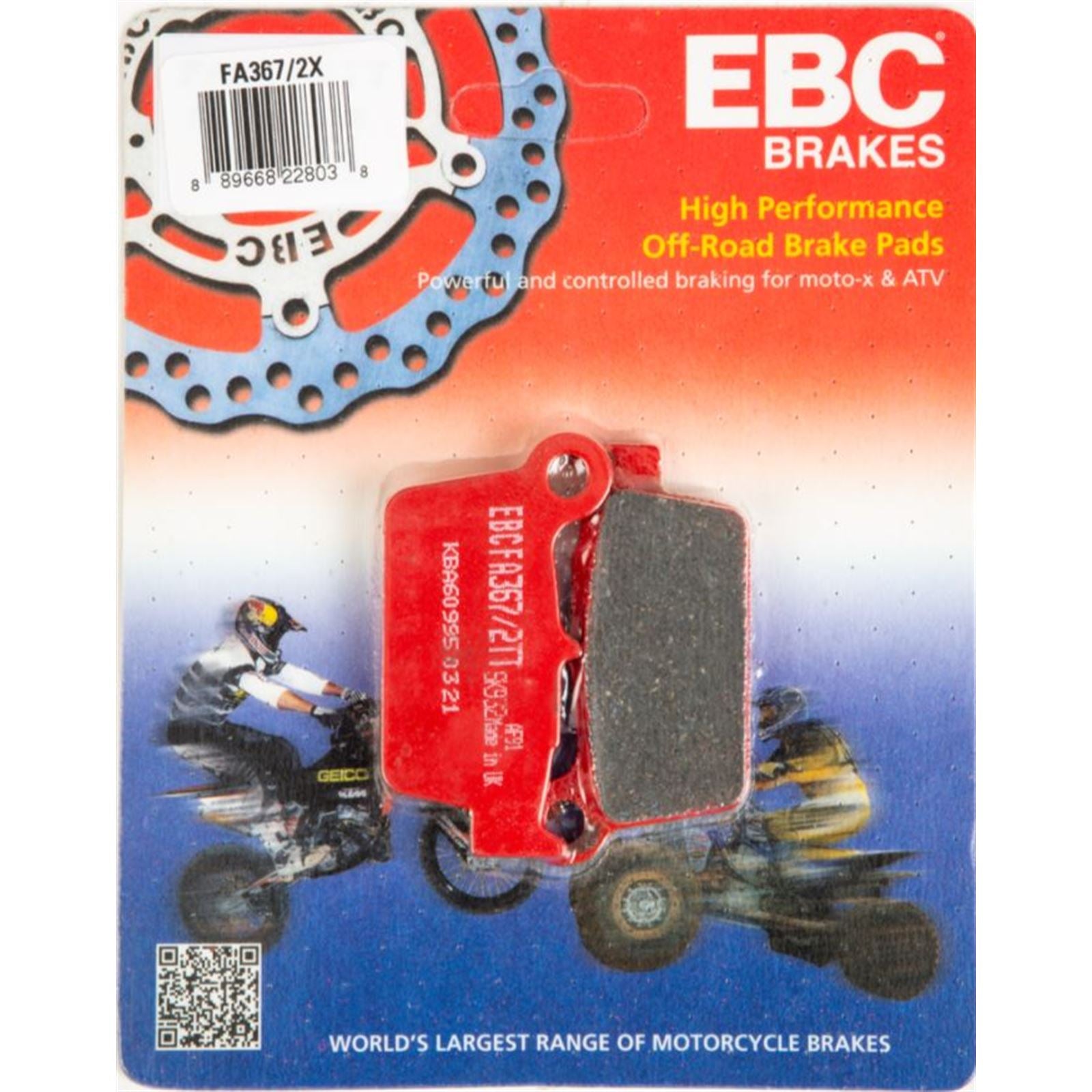 EBC Brakes Brake Pads FA367/2X_728965
