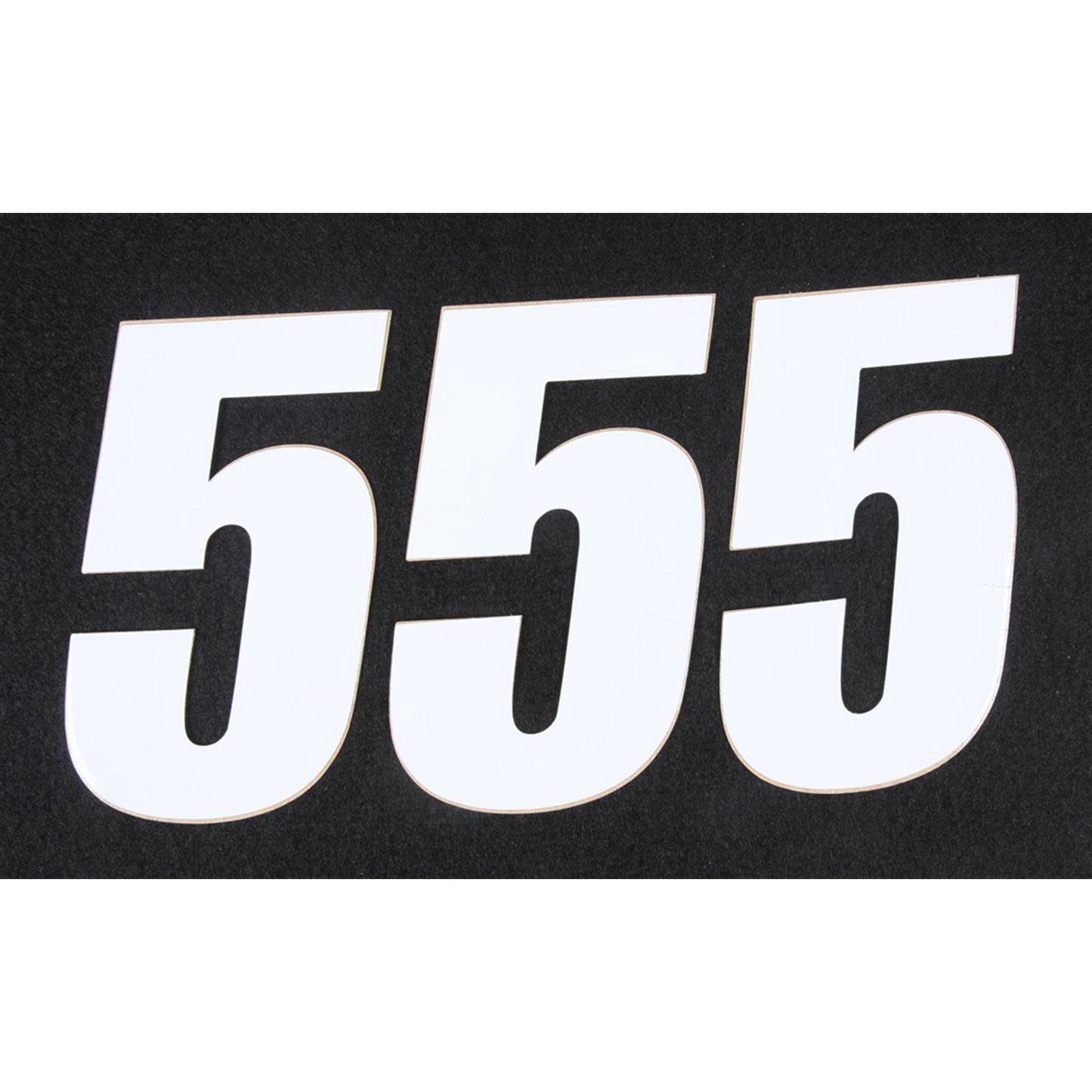D'Cor Number 5 White 4" - 3/Pack [MPN: 45-14-5]_194252