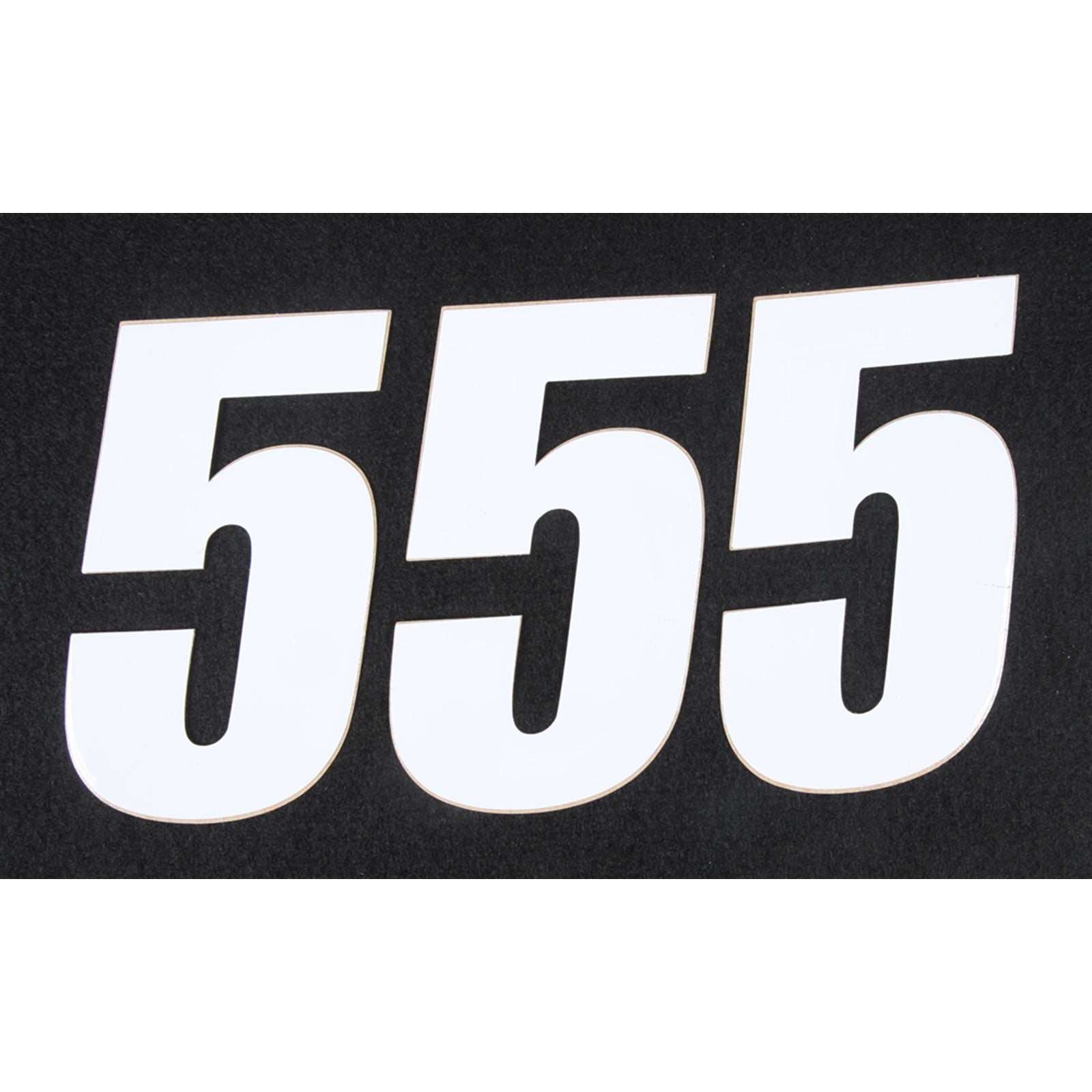 D'Cor Number 5 White 4" - 3/Pack [MPN: 45-14-5]_194252