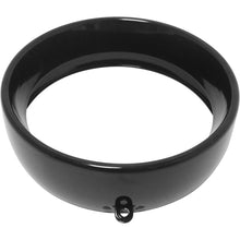 Harddrive Frenched Headlight Trim Ring - Black 5-3/4 Tab Style 38-046GB_1009111