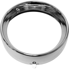 Harddrive Frenched Headlight Trim Ring - Chrome 7 Tab Style 38-048_1009114