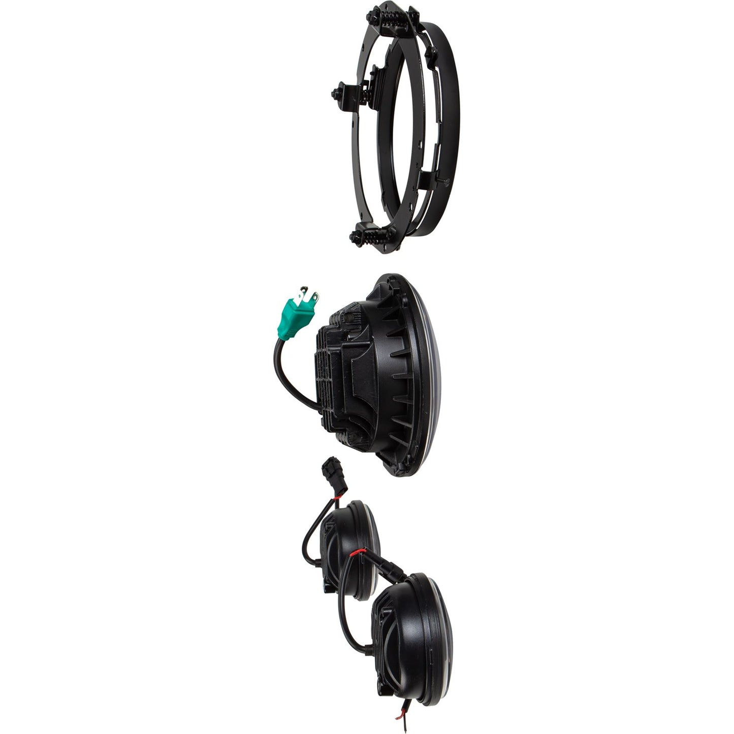 Harddrive Led Headlight/Passing Lamp Set - Black LY-HL-SET-001-XB_1090231