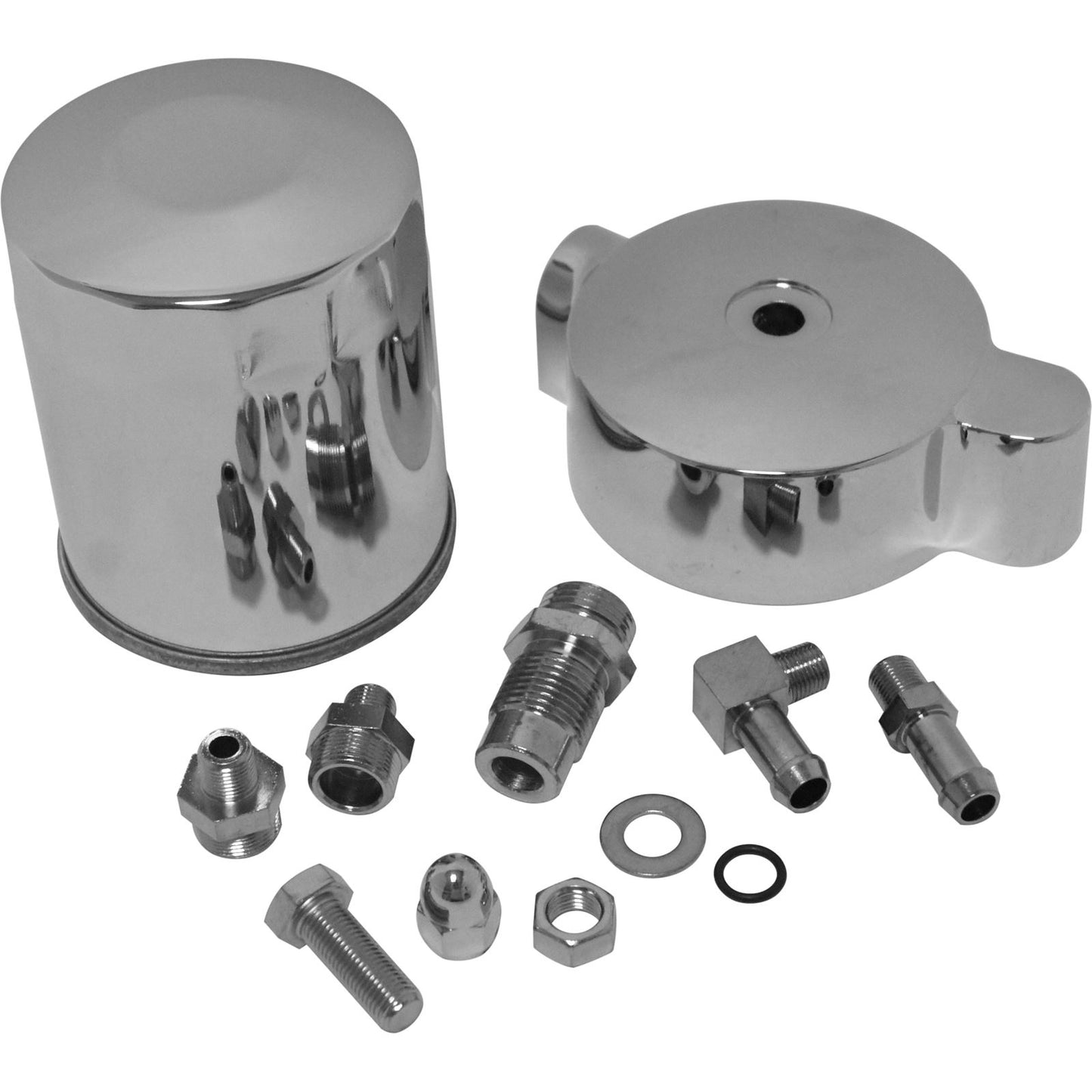 Harddrive Chrome Spin on oil Filter Kit 14-059_1009084