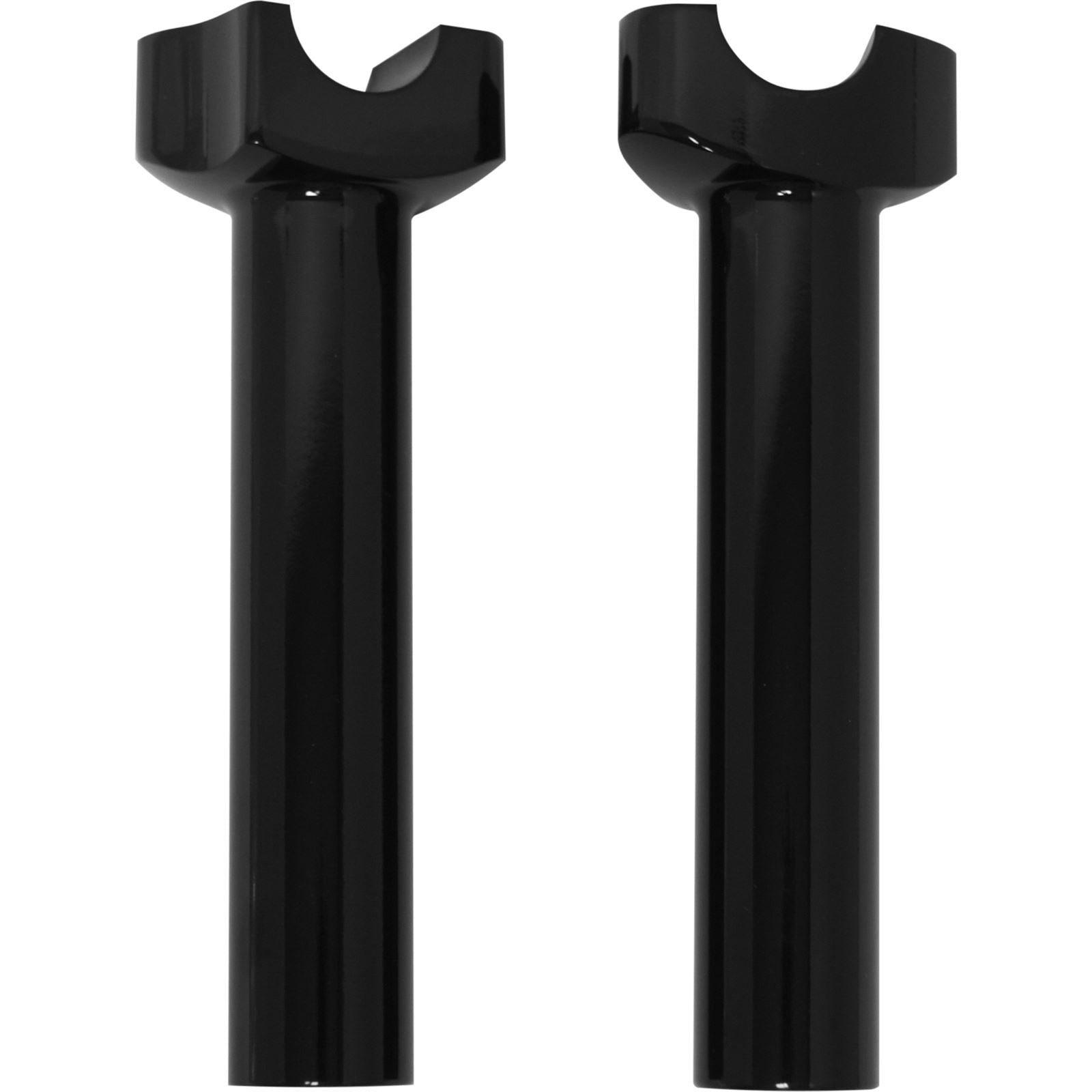 Harddrive H-Bar Risers - Aluminum Straight - Black 6-1/2" [MPN: 04-560]_1009158