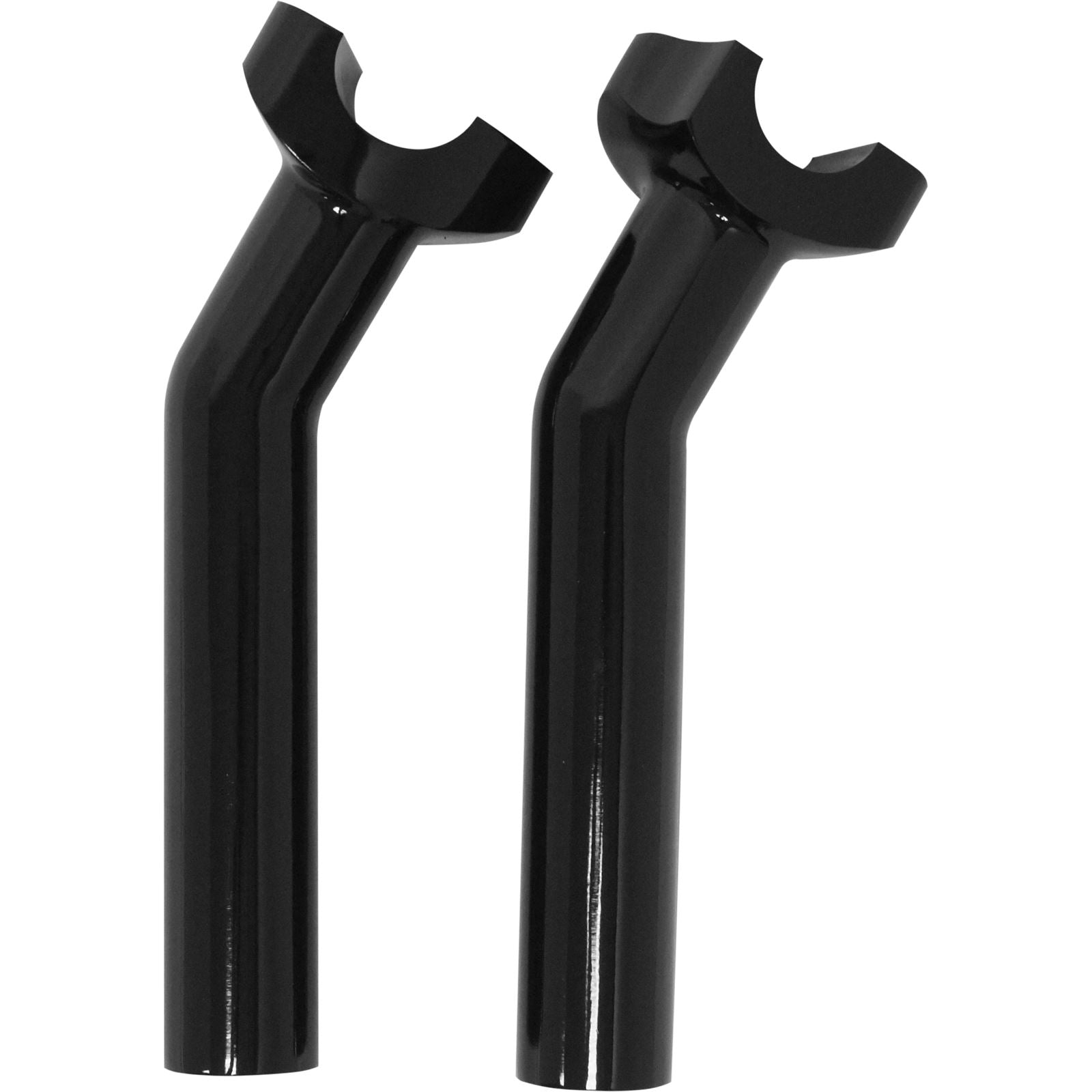 Harddrive H-Bar Risers - Aluminum Pullback - Black 6-1/2" 04-566_1009160