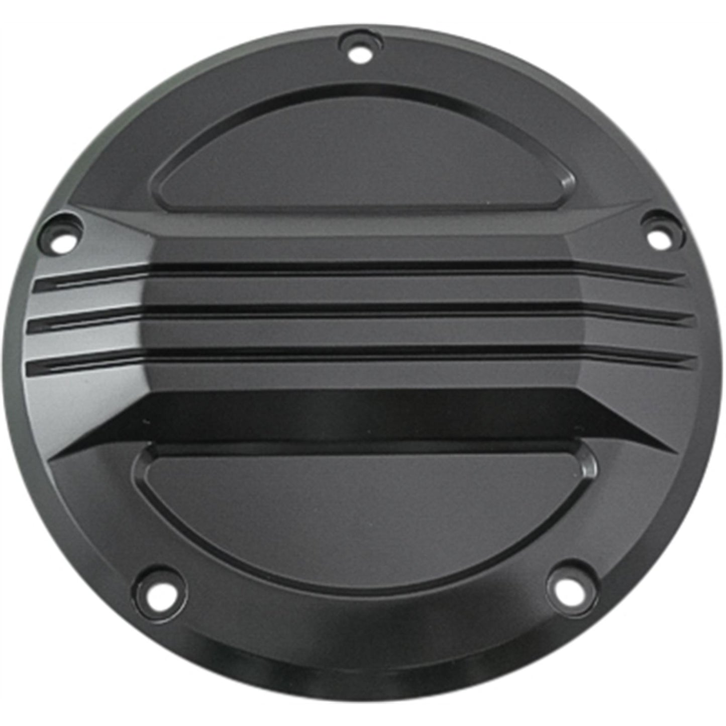 Harddrive Derby Cover - Black FLT 16-UP B-38-4B_1009070