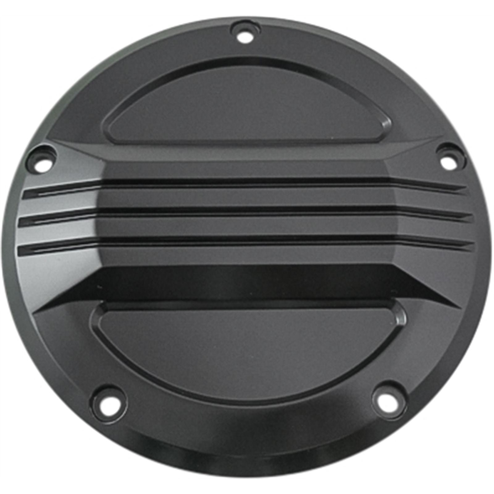 Harddrive Derby Cover - Black FLT 16-UP B-38-4B_1009070