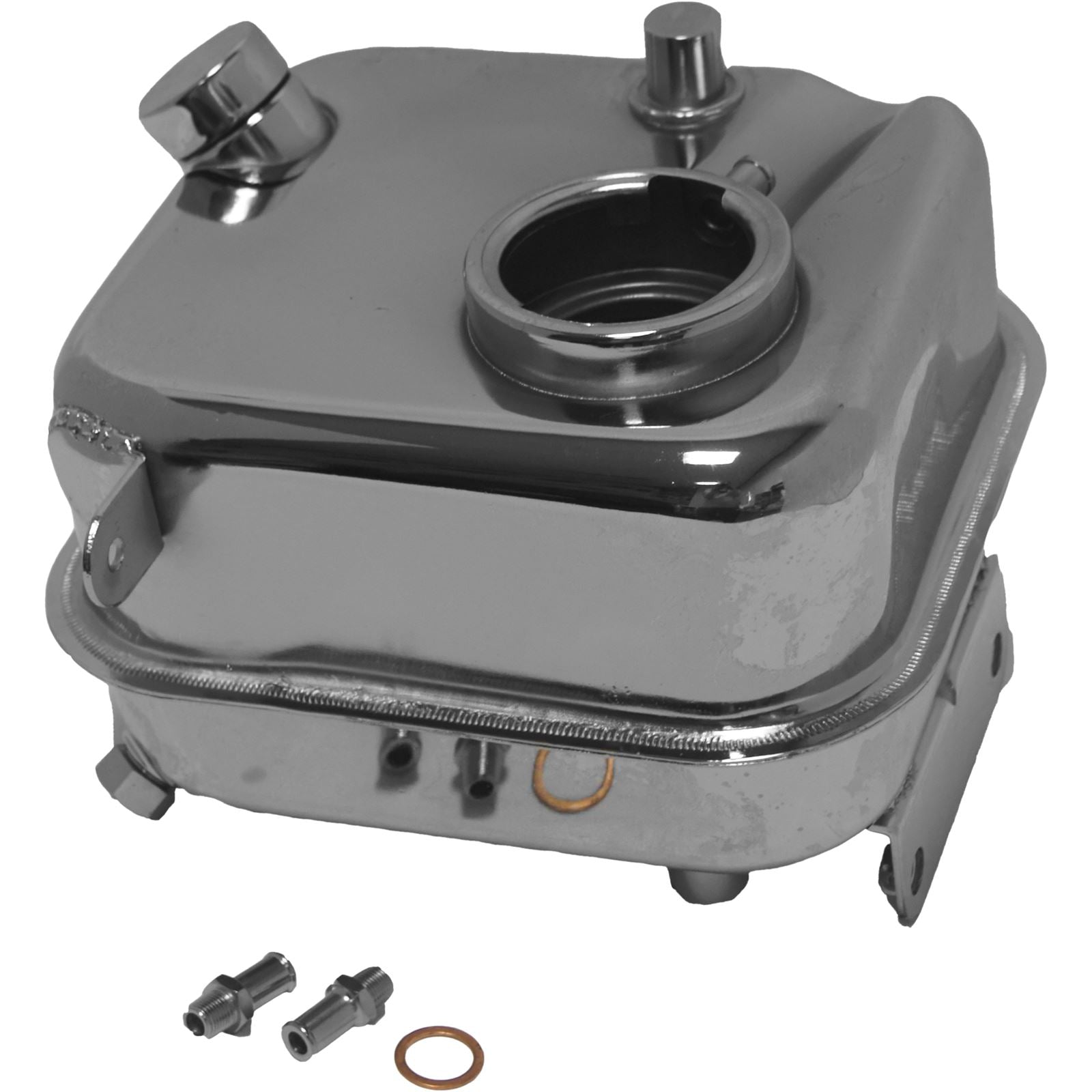 Harddrive Oil Tank - Chrome for FL 65-82 / FX 71-82 72-016A_1009189
