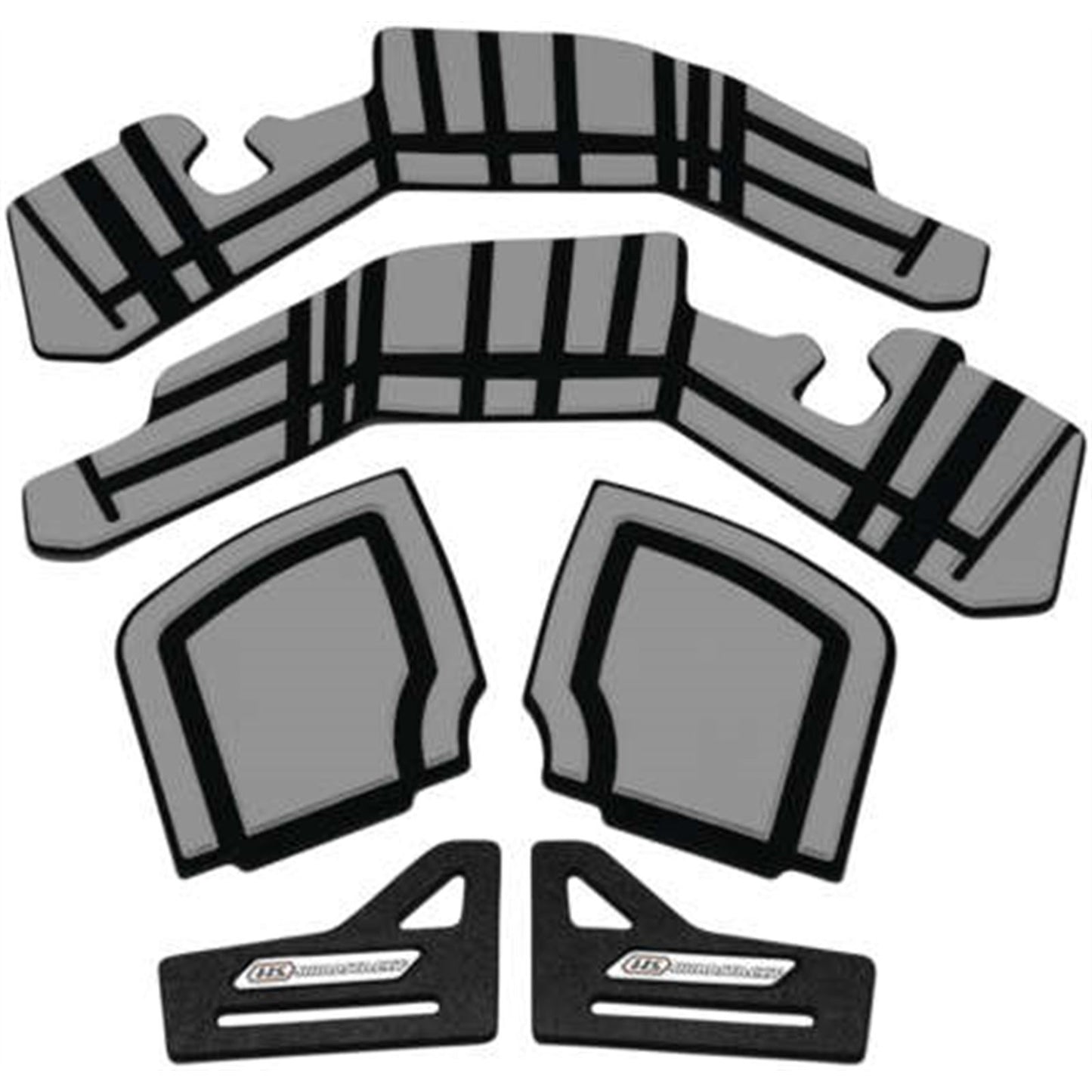 Hardstreet Ryt-There Saddle Bag Shelf Set for Harley  '11-23' - Grey [MPN: HSL-1014-SBSH-HD-GB]_989511