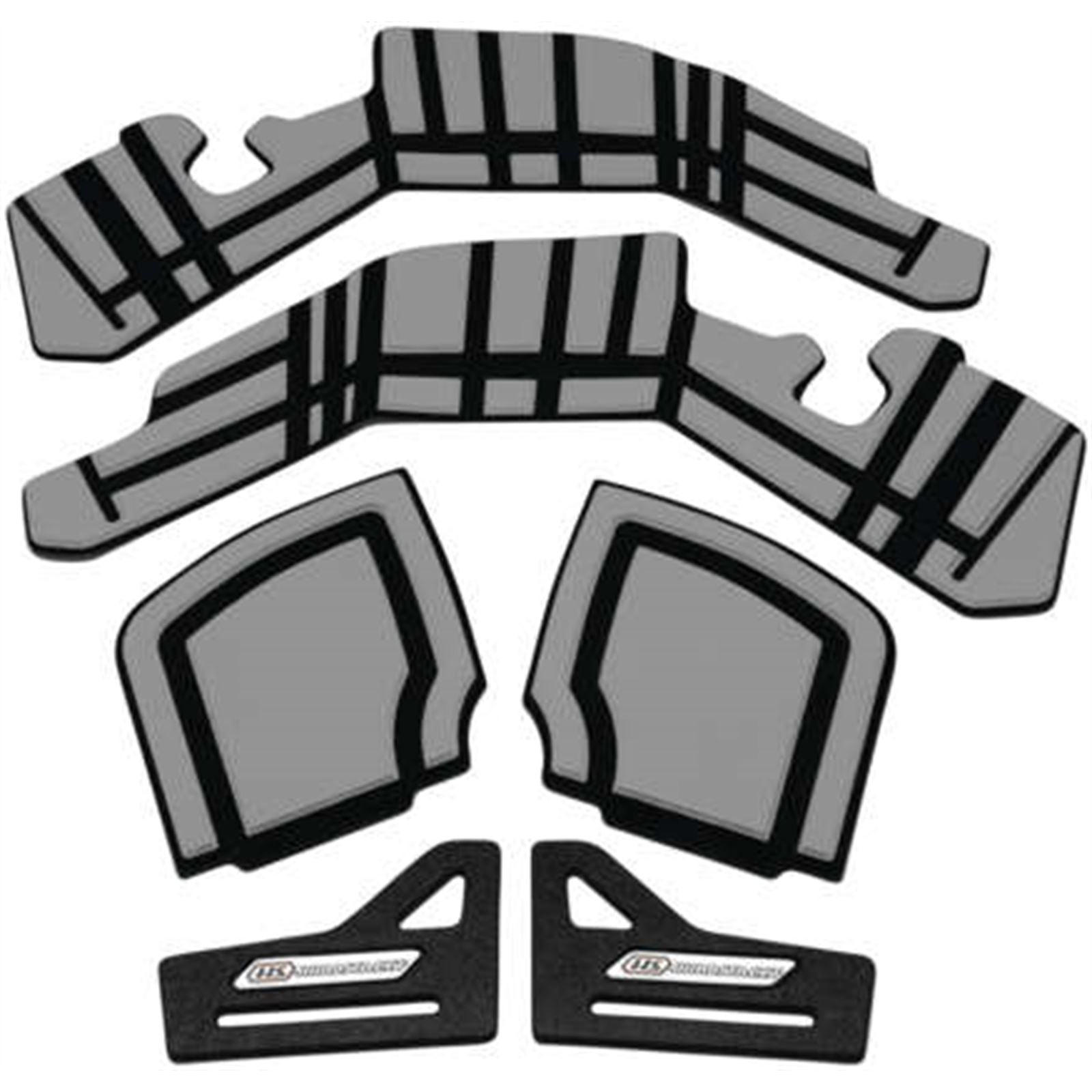 Hardstreet Ryt-There Saddle Bag Shelf Set for Harley  '11-23' - Grey [MPN: HSL-1014-SBSH-HD-GB]_989511