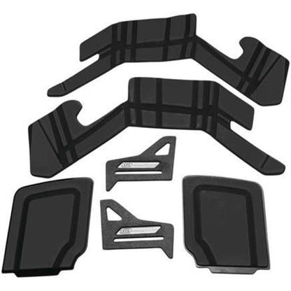Hardstreet Ryt-There Saddle Bag Shelf Set for Harley - Charcoal [MPN: HSL-1024-SBSH-HD-BB]_992223