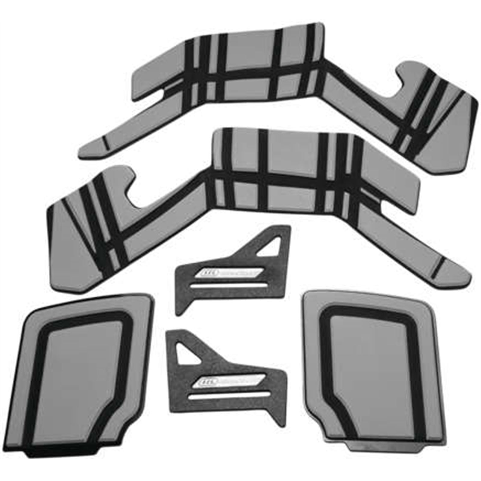 Hardstreet Saddle Bag Shelf Set for Harley - Grey OPEN BOX [MPN: HSL-1024-SBSH-HD-GB]_2295575