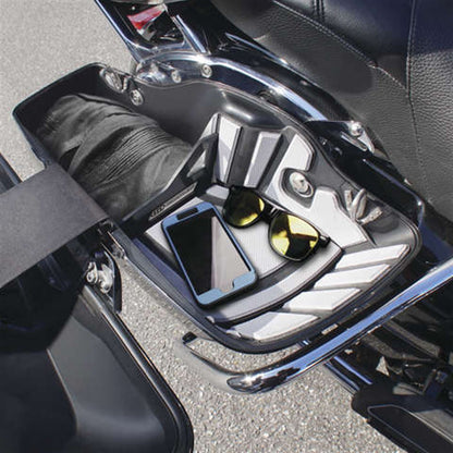 Hardstreet Saddle Bag Shelf Set for Harley - Grey OPEN BOX [MPN: HSL-1024-SBSH-HD-GB]_2295574