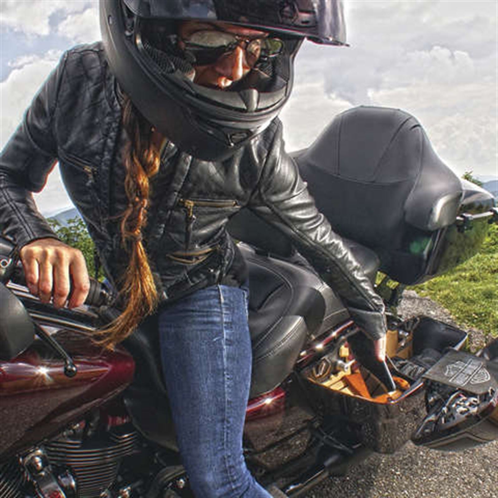 Hardstreet Ryt-There Saddle Bag for Indian Charcoal [MPN: HSL-1033-SBSH-IN-BB]_985059