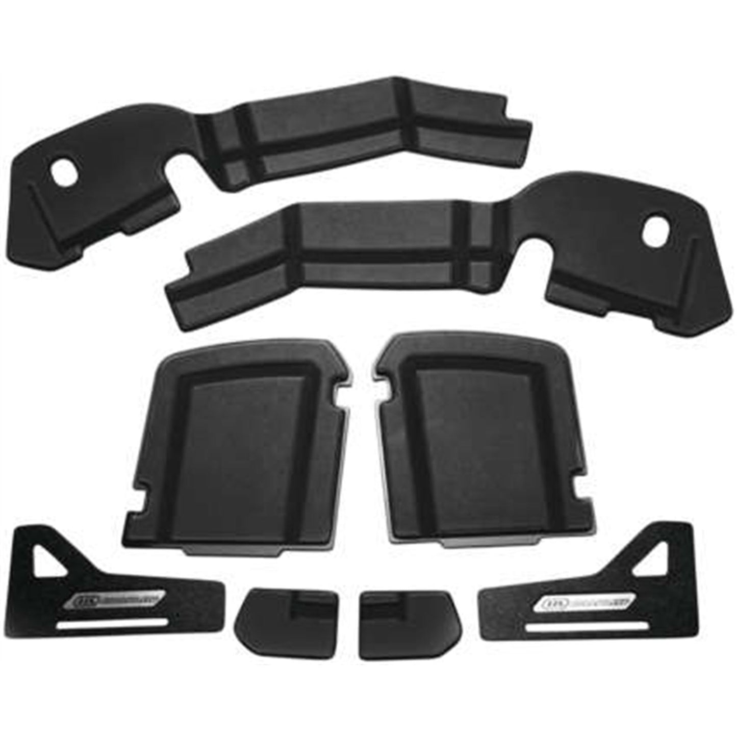 Hardstreet Ryt-There Saddle Bag Shelf Set for Indian - Flat - Charcoal [MPN: HSL-1035-SBSH-IN-BB]_984637