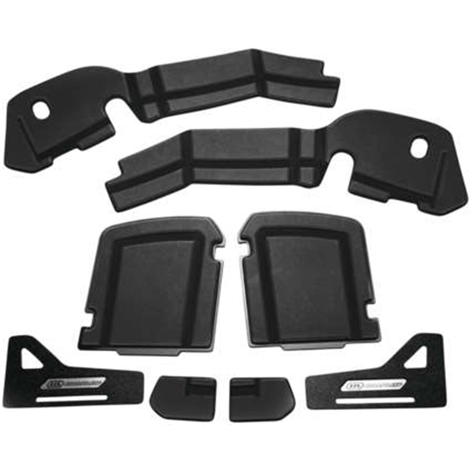 Hardstreet Ryt-There Saddle Bag Shelf Set for Indian - Flat - Charcoal [MPN: HSL-1035-SBSH-IN-BB]_984637