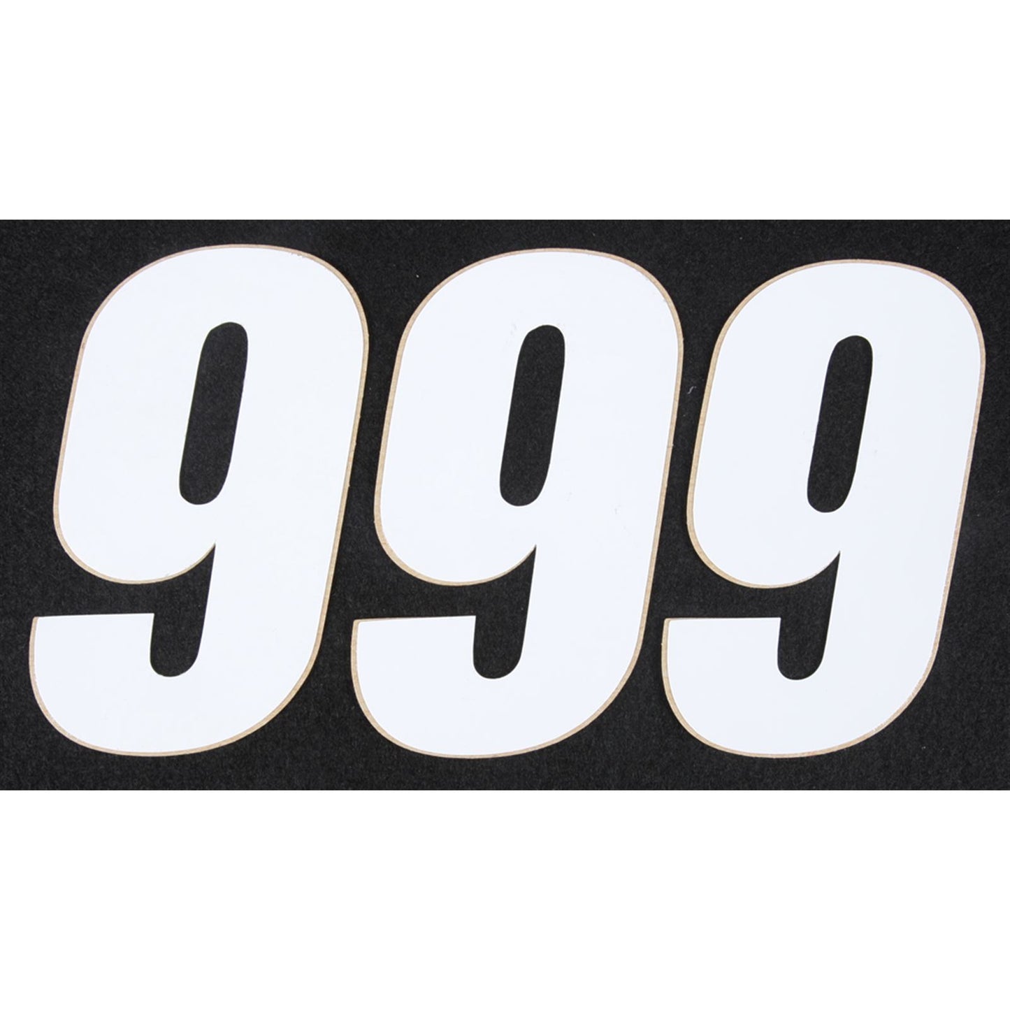 D'Cor Number 9 White 4" - 3/Pack [MPN: 45-14-9]_194256