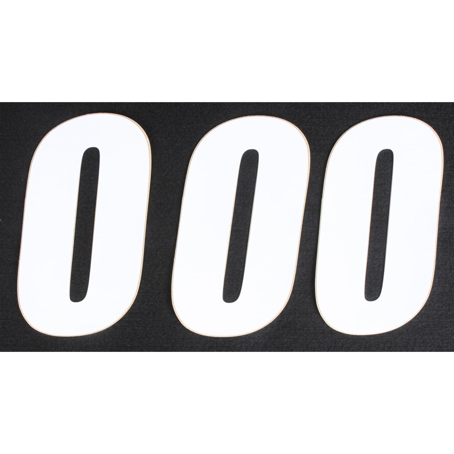 D'Cor Number 0 White 6" - 3/Pack [MPN: 45-16-0]_194258